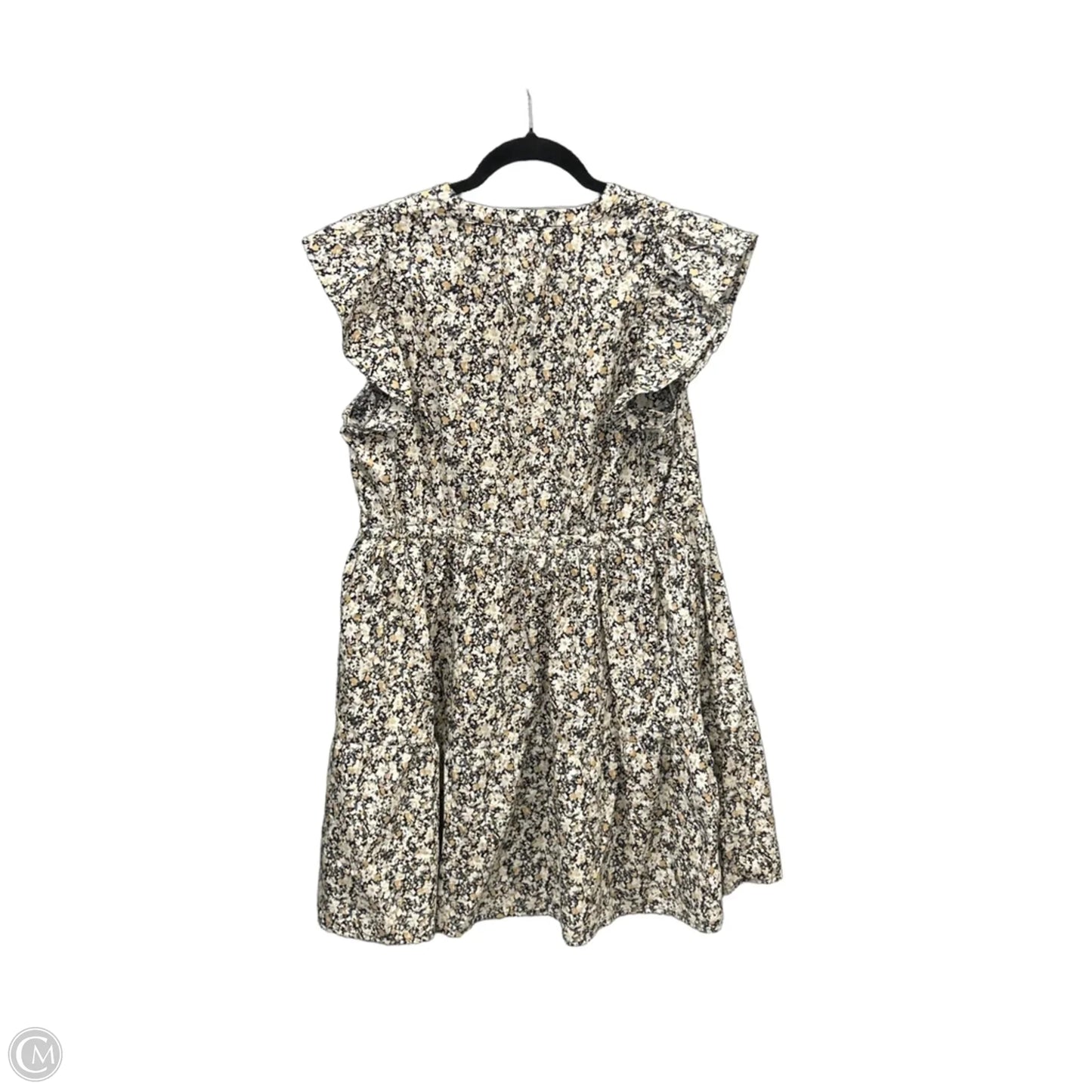 Dress Casual Short By Time And Tru In Floral Print, Size: M
