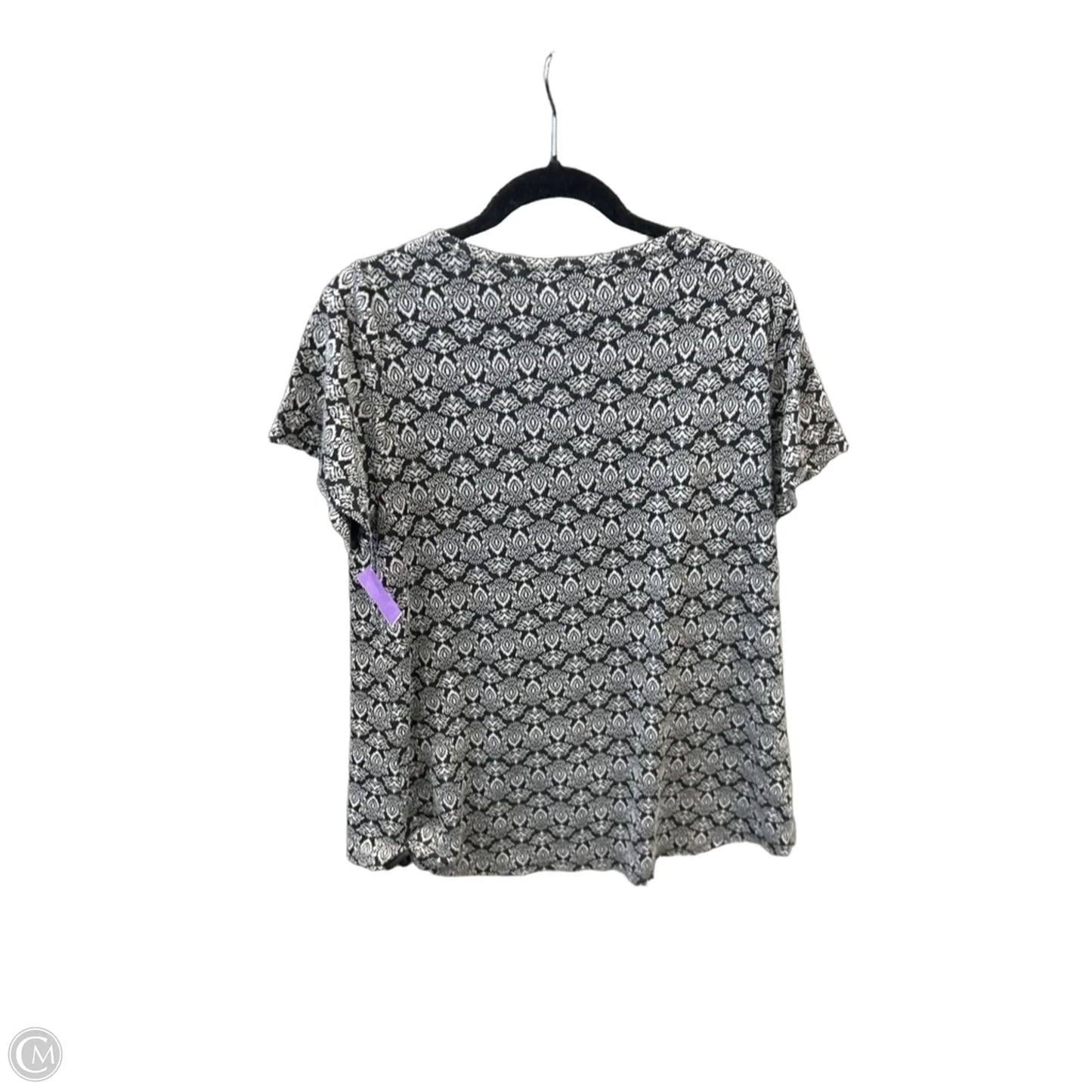 Tunic Short Sleeve By Lularoe In Black, Size: L