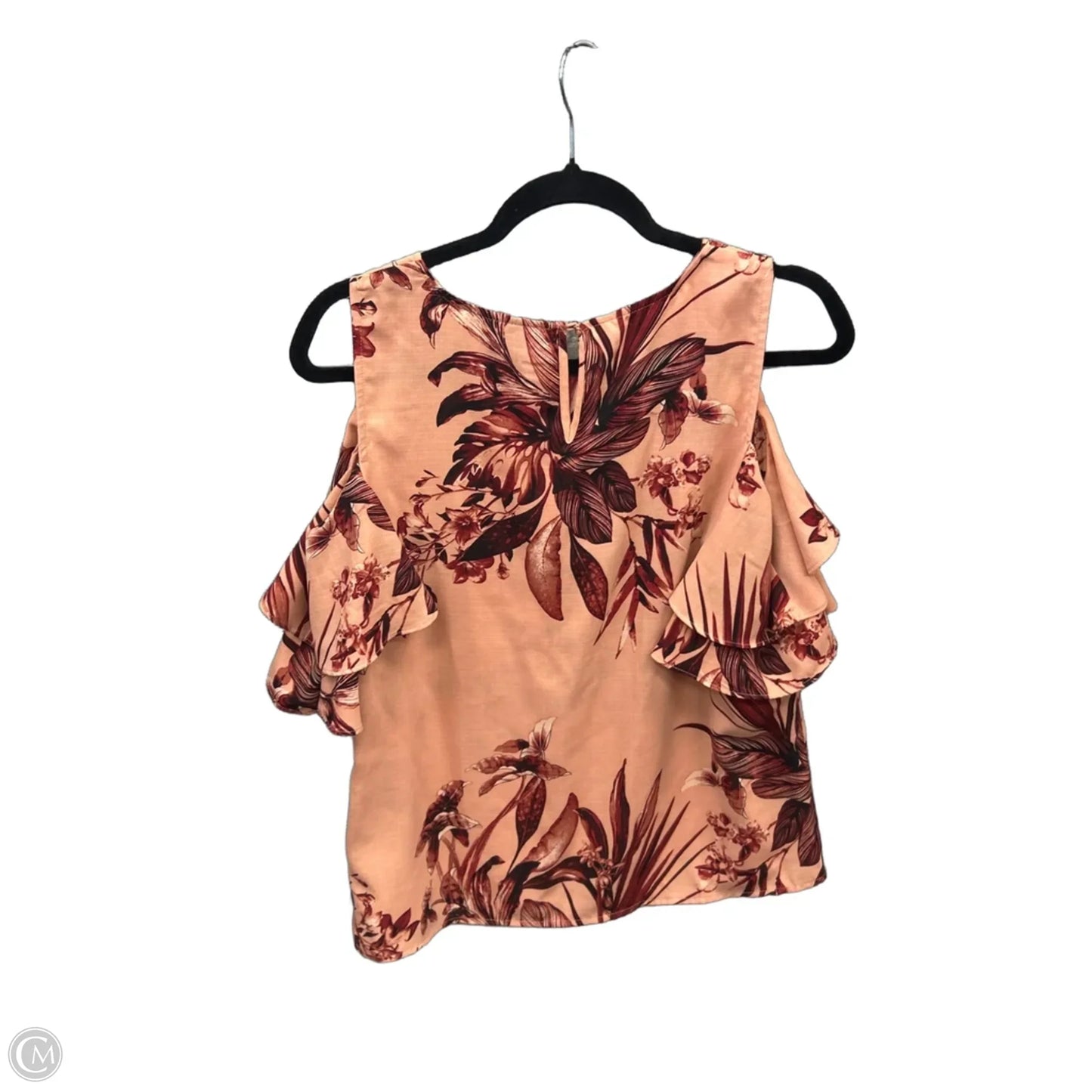 Top Short Sleeve By Liz Claiborne In Pink, Size: S