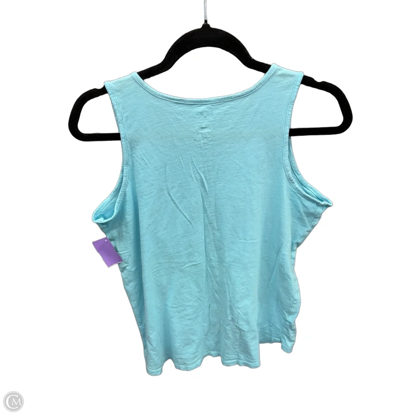 Top Sleeveless By Sonoma In Blue, Size: S