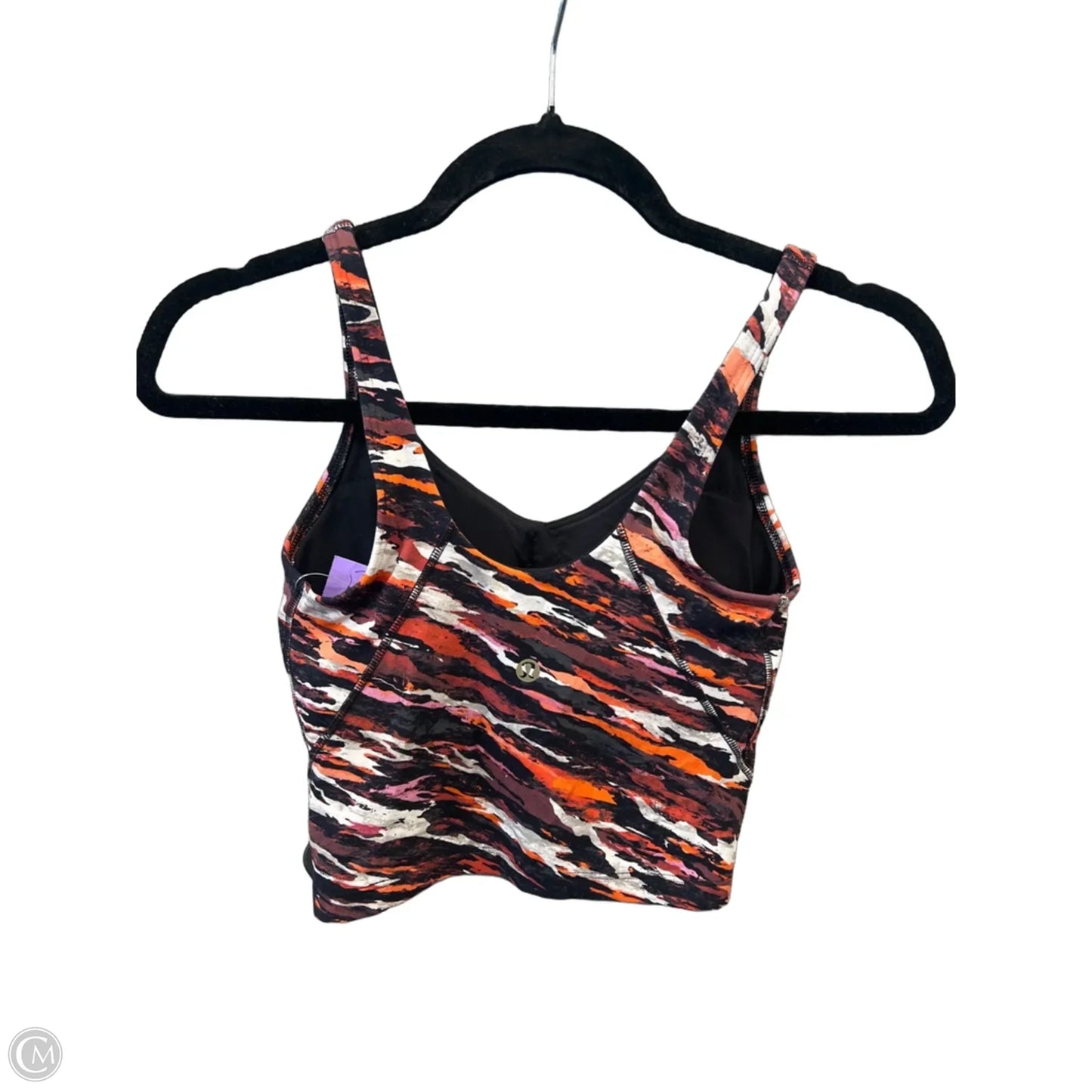 Athletic Bra By Lululemon In Orange, Size: Xs