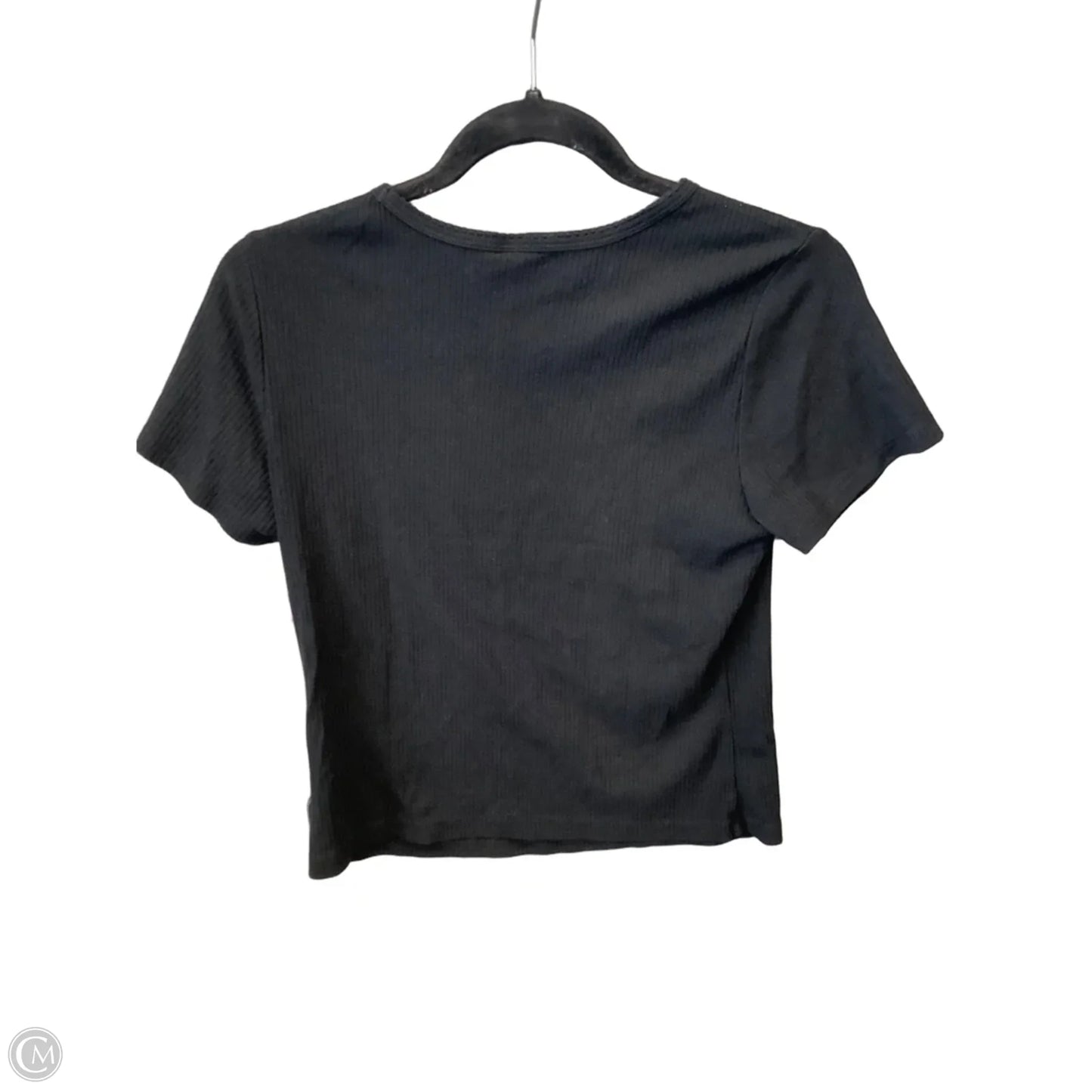 Top Short Sleeve Basic By Old Navy In Black, Size: M
