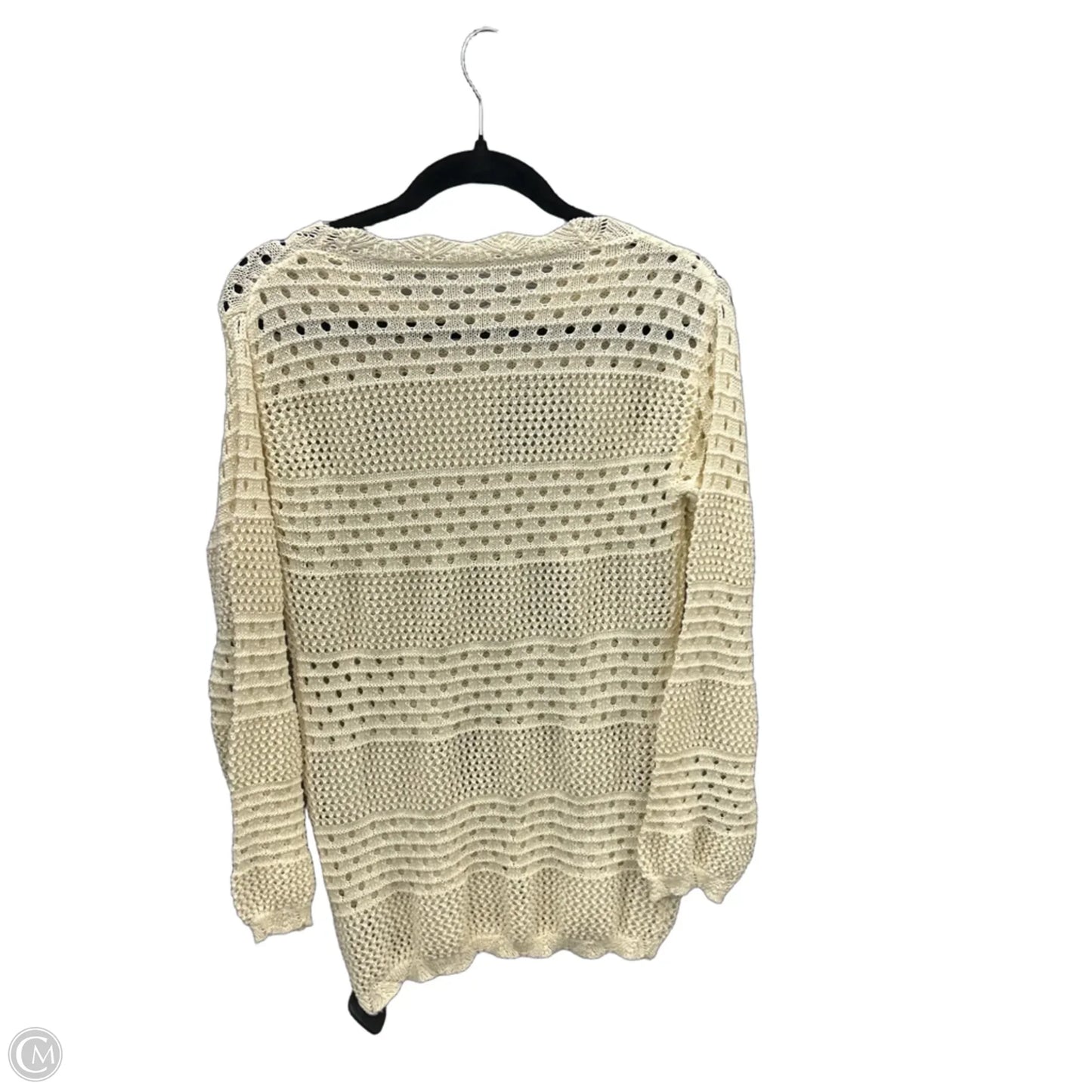 Swimwear Cover-up By Clothes Mentor In Cream, Size: S