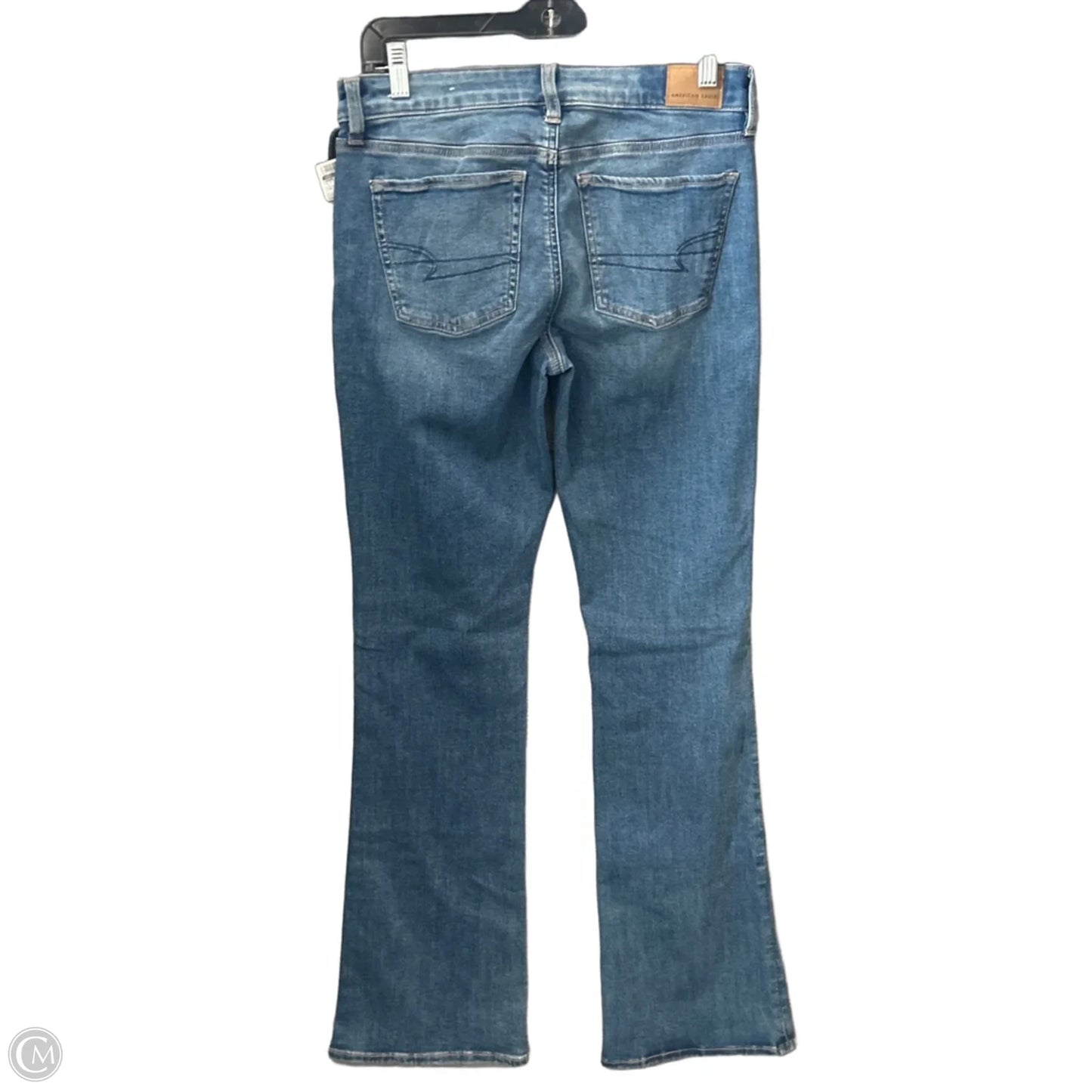 Jeans Boot Cut By American Eagle In Blue Denim, Size: 10