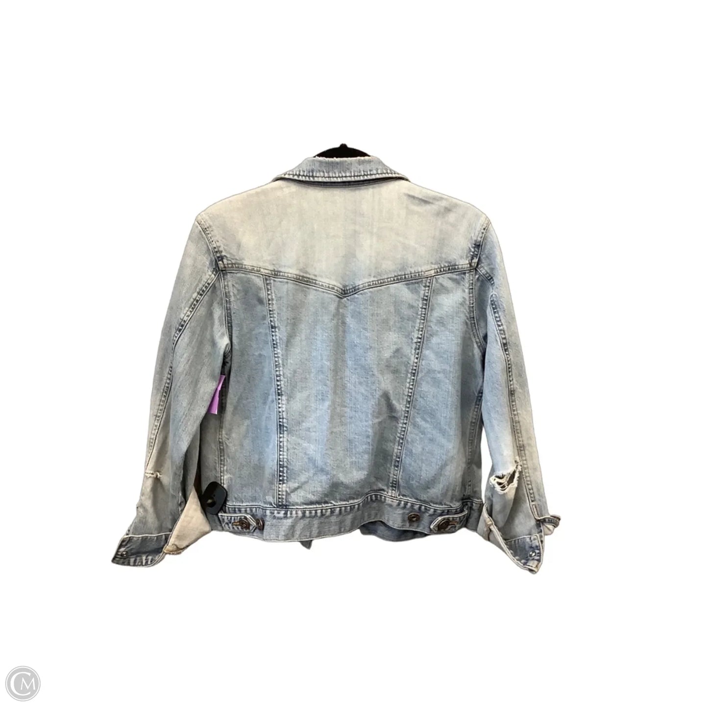 Jacket Denim By Izod In Blue Denim, Size: M
