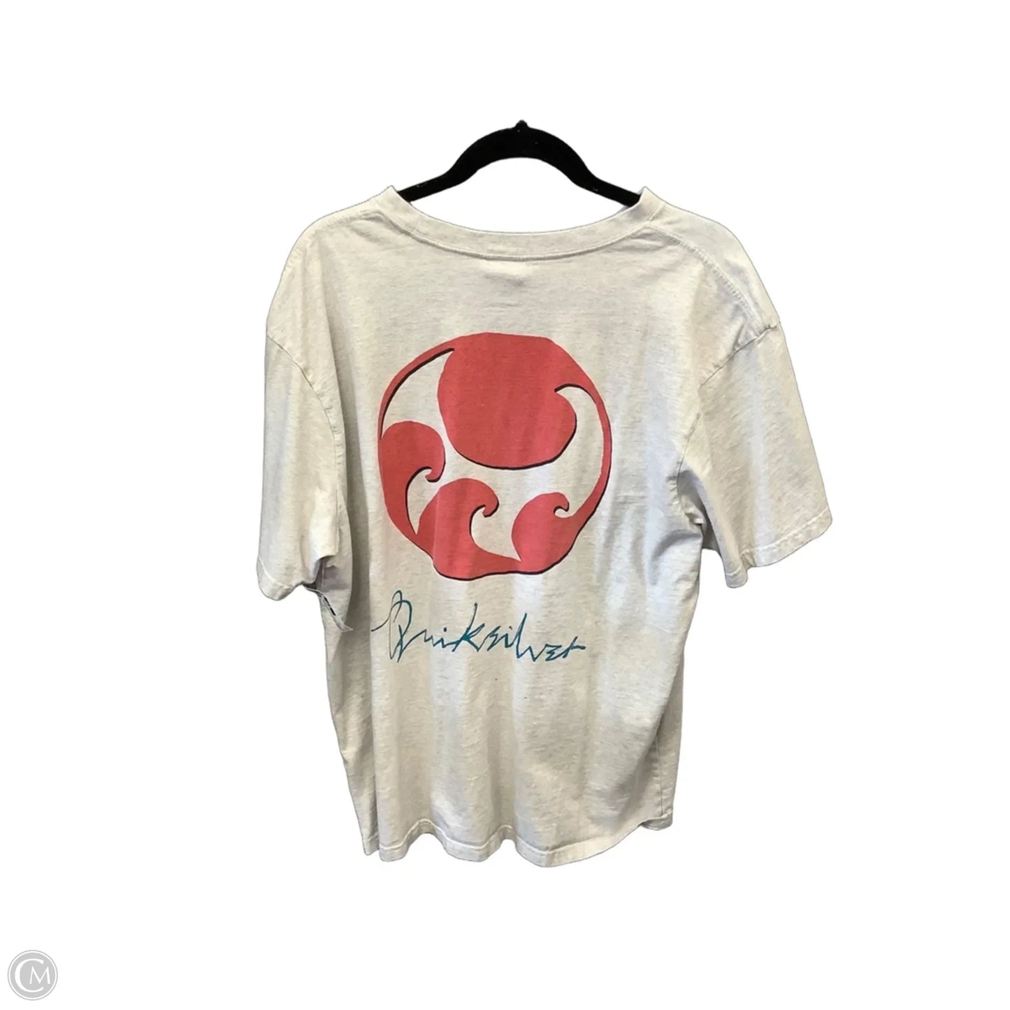 Top Short Sleeve By Quicksilver In Grey, Size: Xl