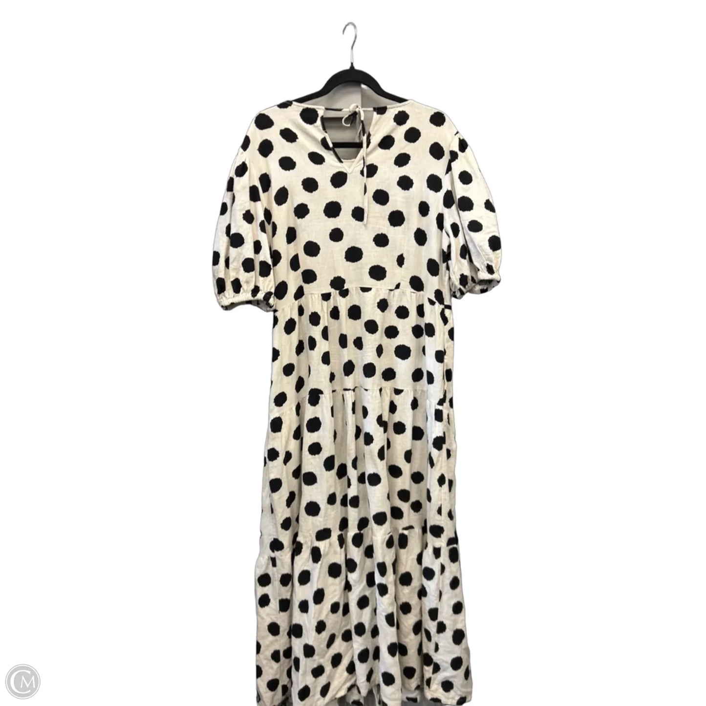 Dress Casual Maxi By Who What Wear In Polkadot Pattern, Size: L