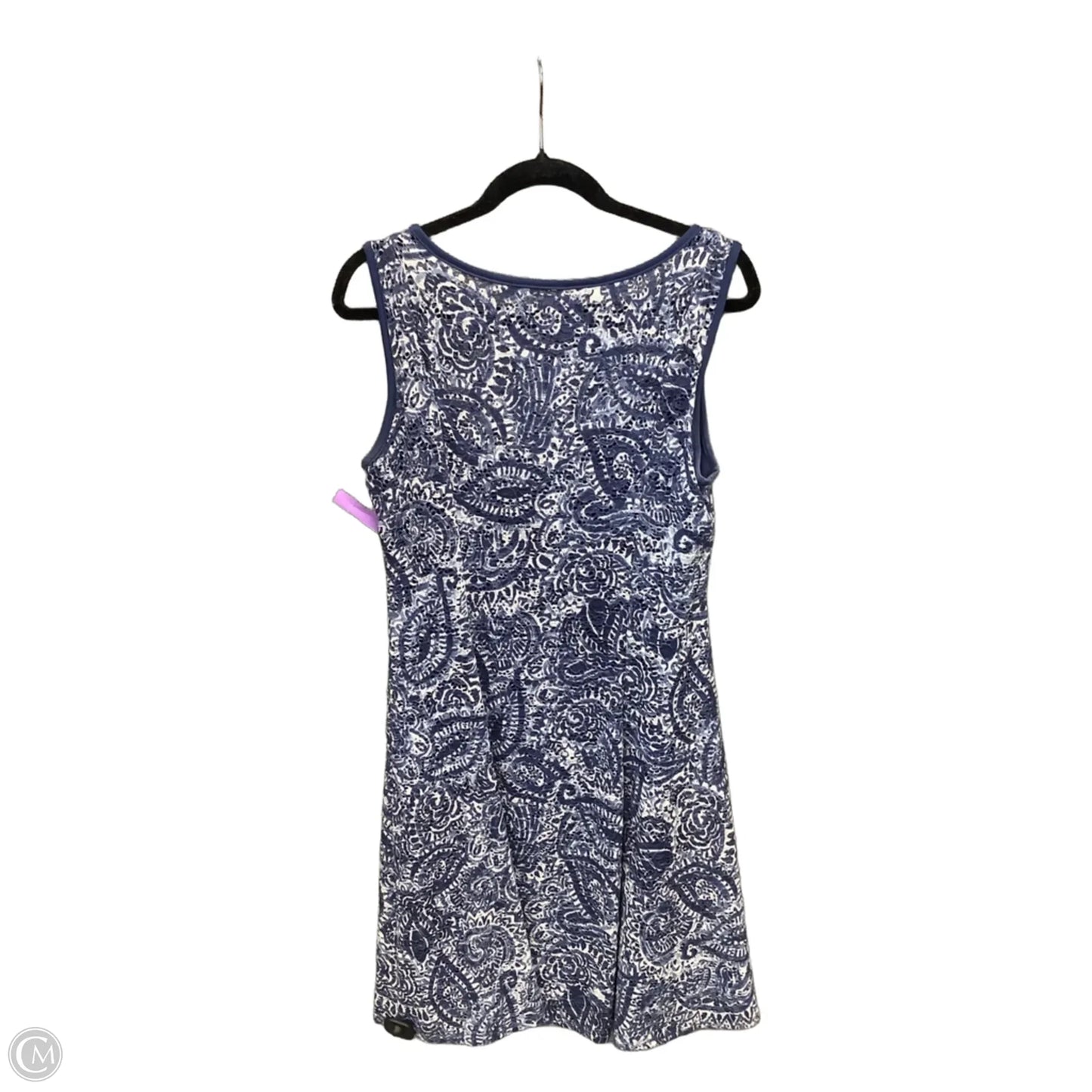 Dress Casual Midi By Apt 9 In Blue, Size: M