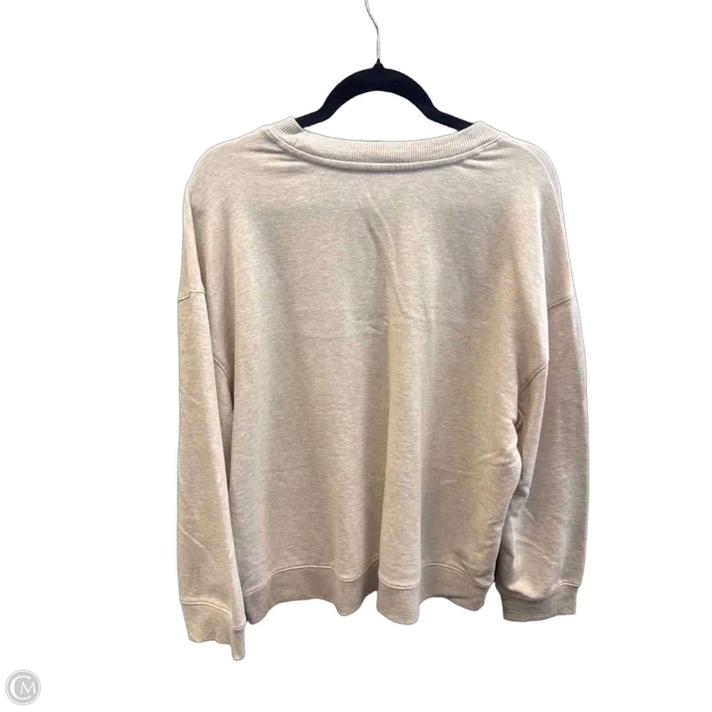 Sweatshirt Crewneck By Time And Tru In Cream, Size: Xl
