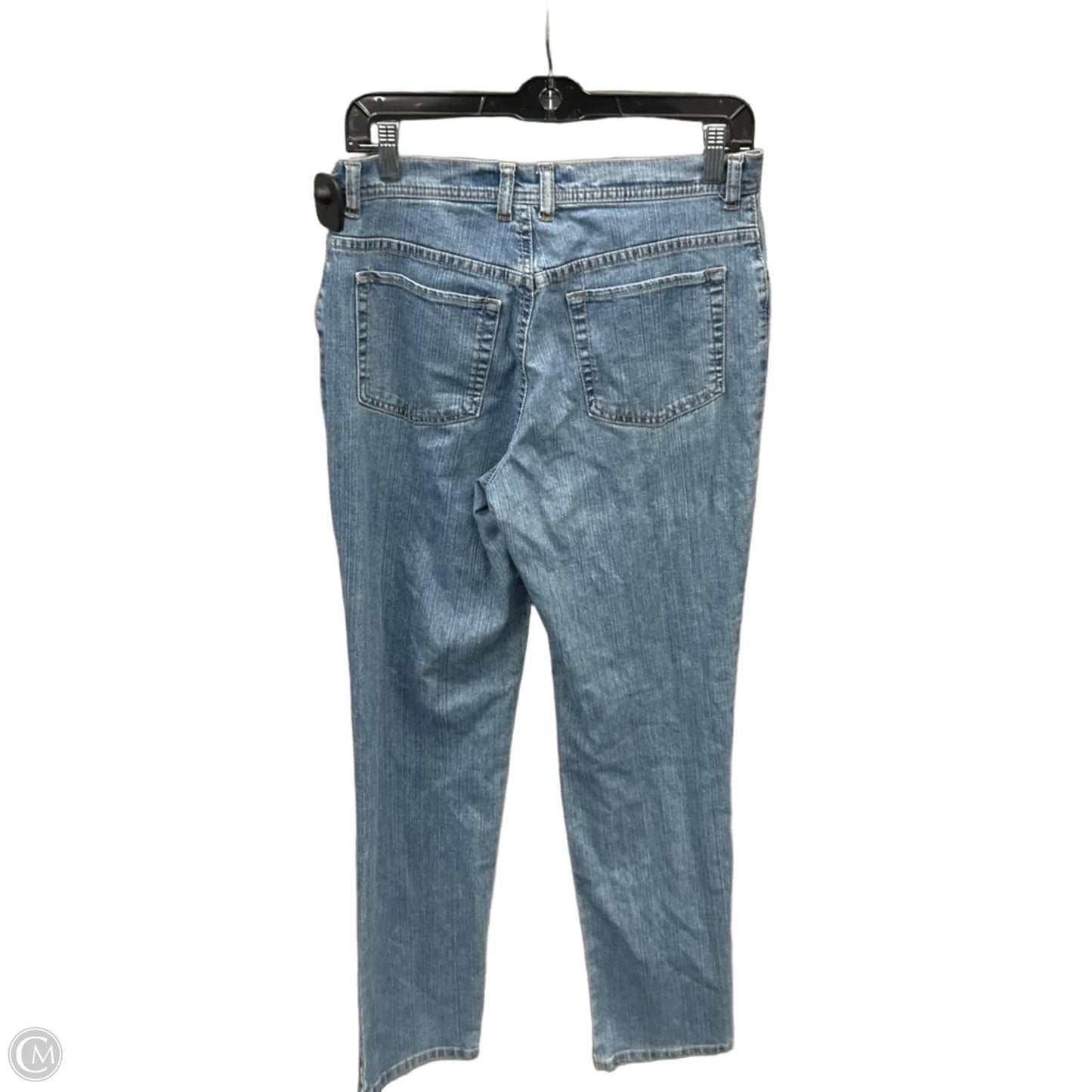 Jeans Straight By Gloria Vanderbilt In Blue Denim, Size: 6