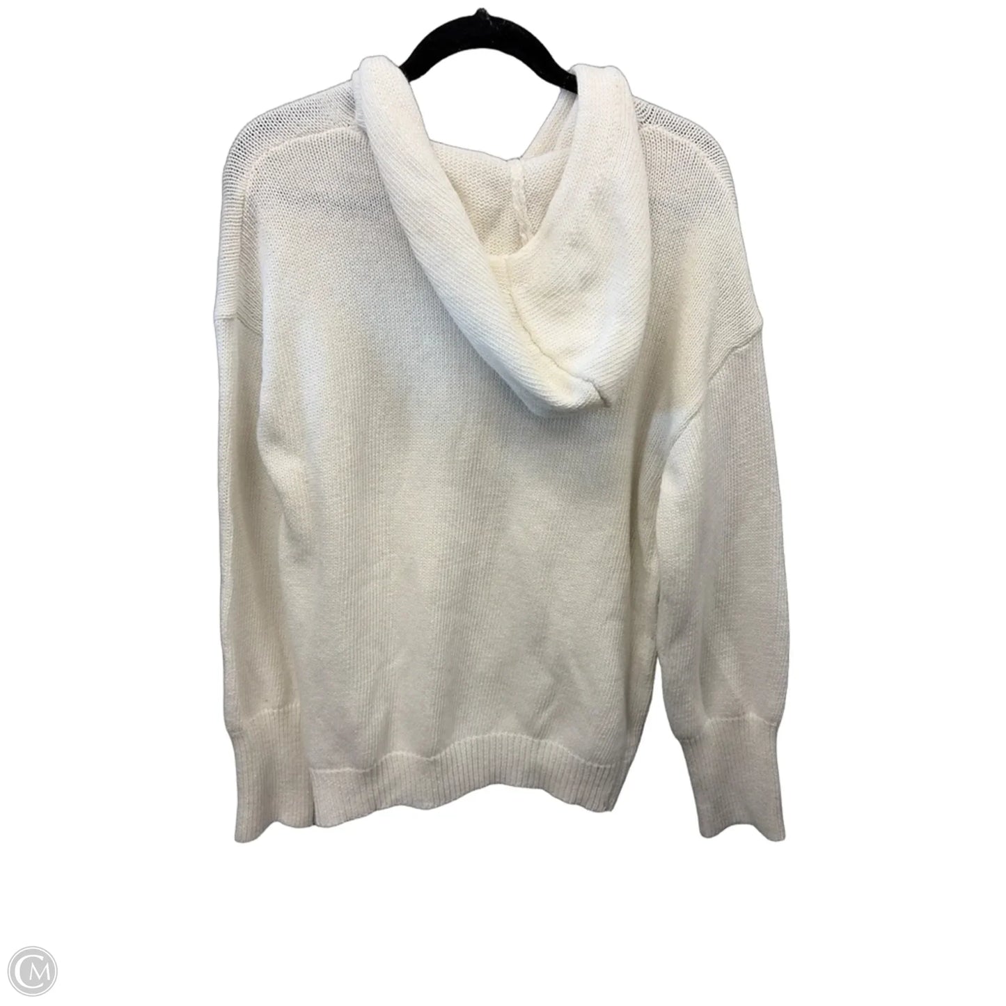 Sweater Cardigan By Clothes Mentor In White, Size: Xl