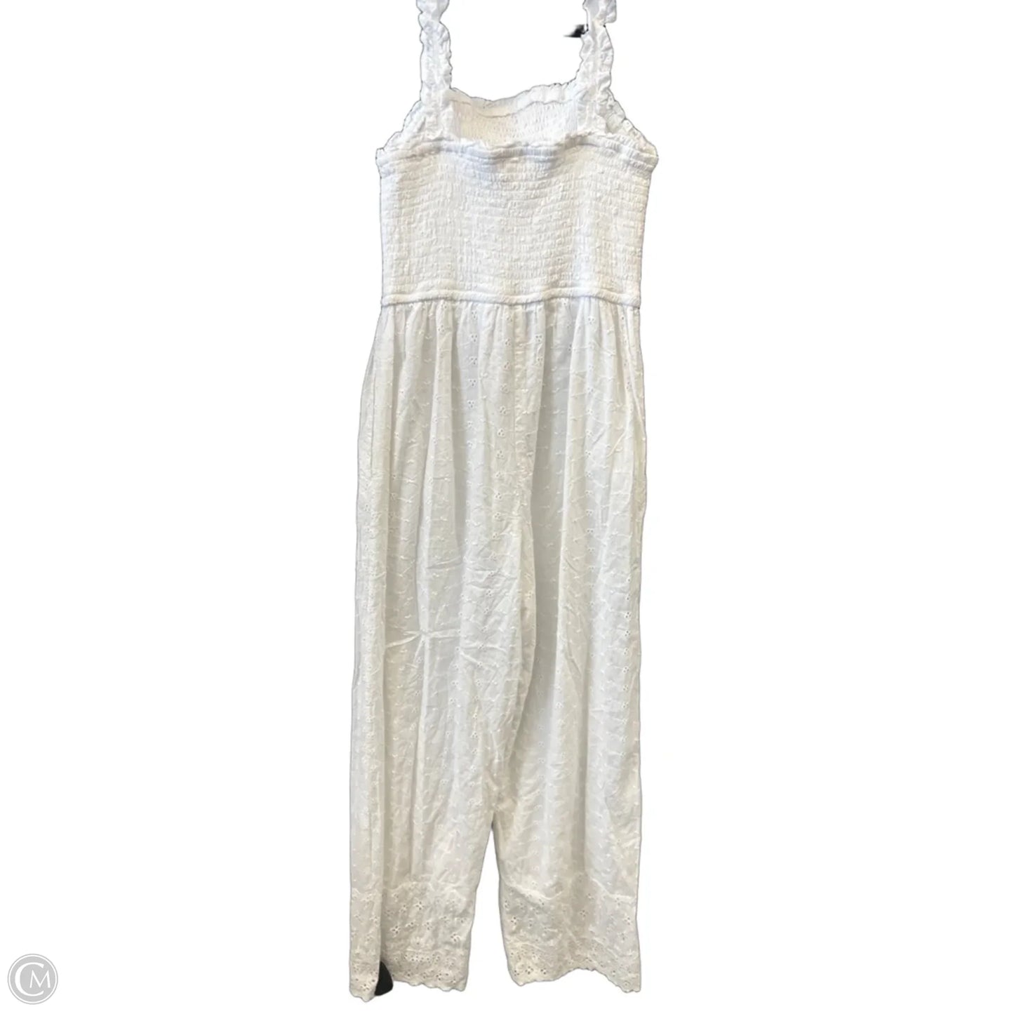 Jumpsuit By Jessica Simpson In White, Size: M