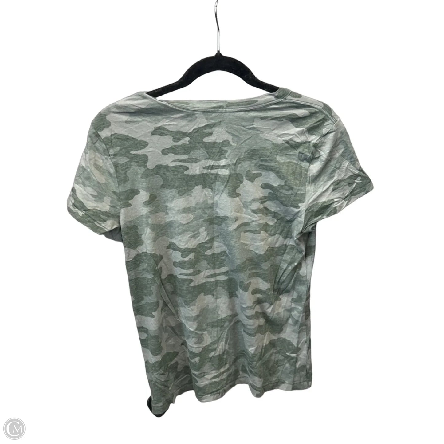 Top Short Sleeve By Universal Thread In Camouflage Print, Size: S