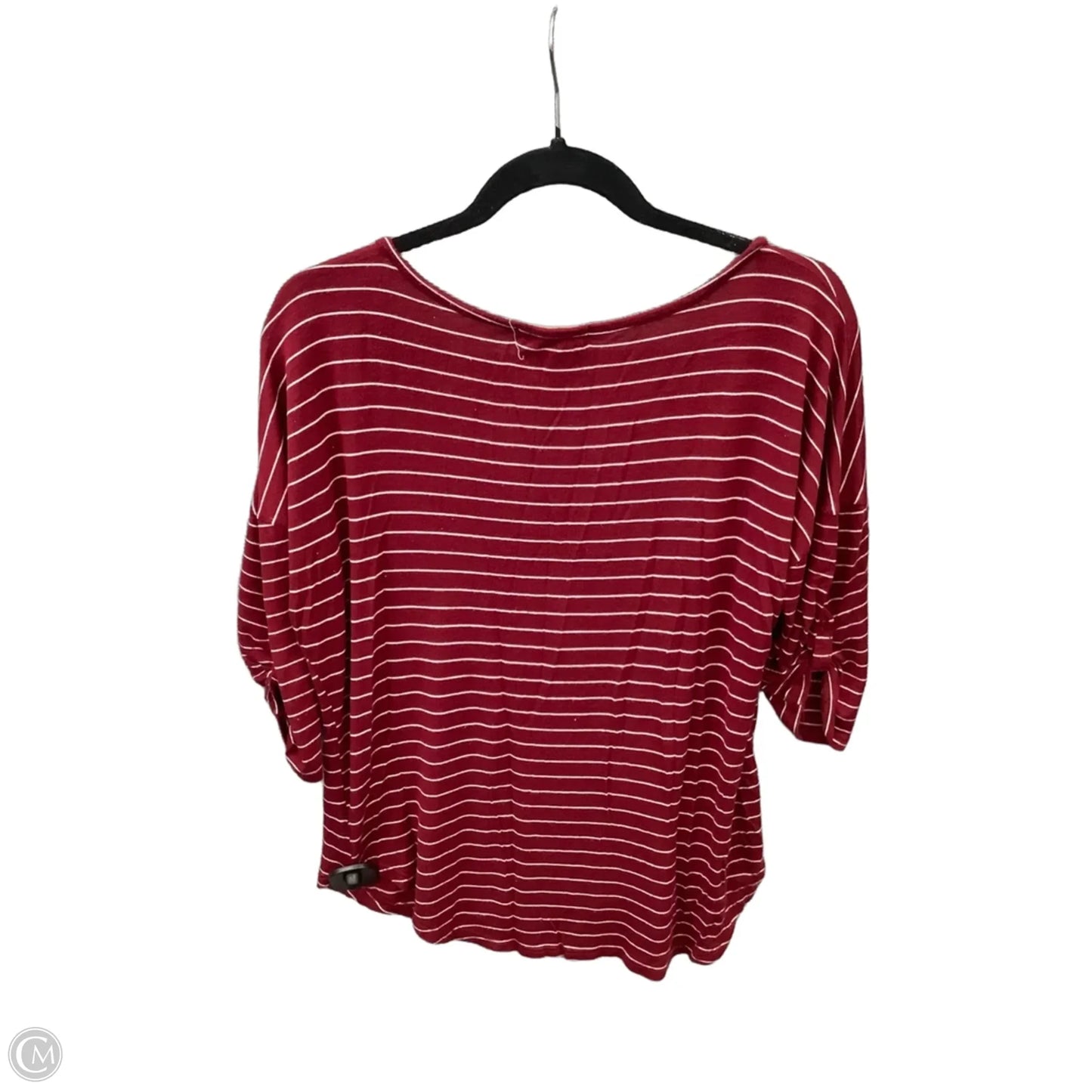 Top 3/4 Sleeve By Wishful Park In Red, Size: M
