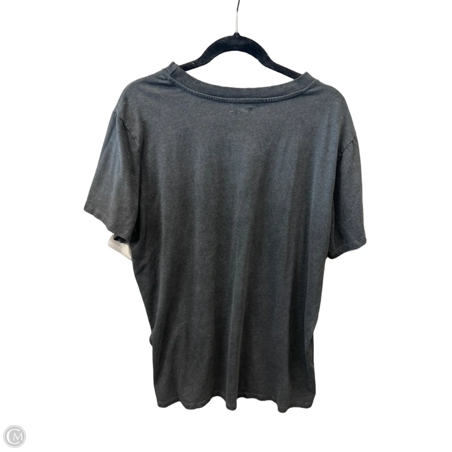 Top Short Sleeve By Maurices In Grey, Size: Xl