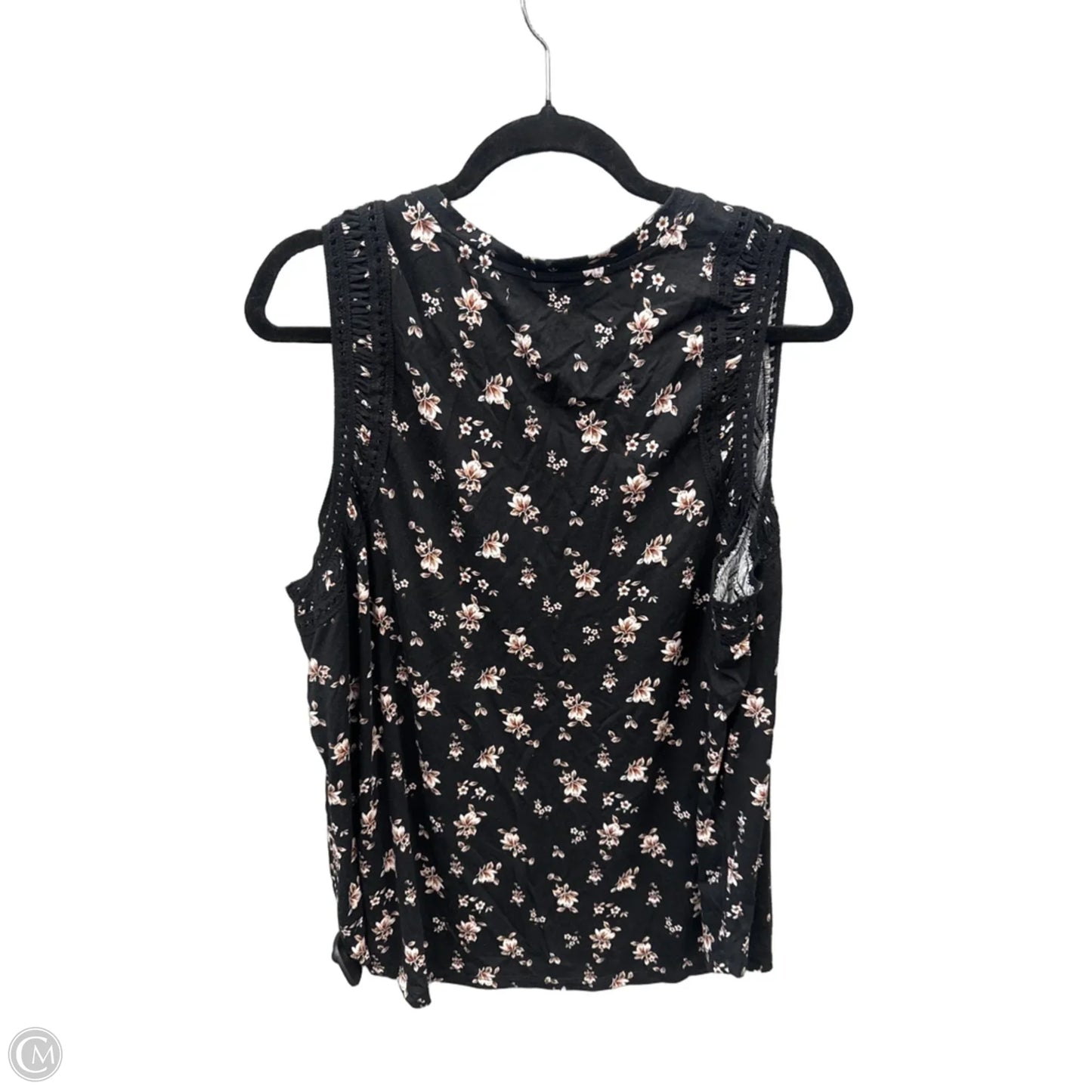 Top Sleeveless By Maurices In Floral Print, Size: 2x
