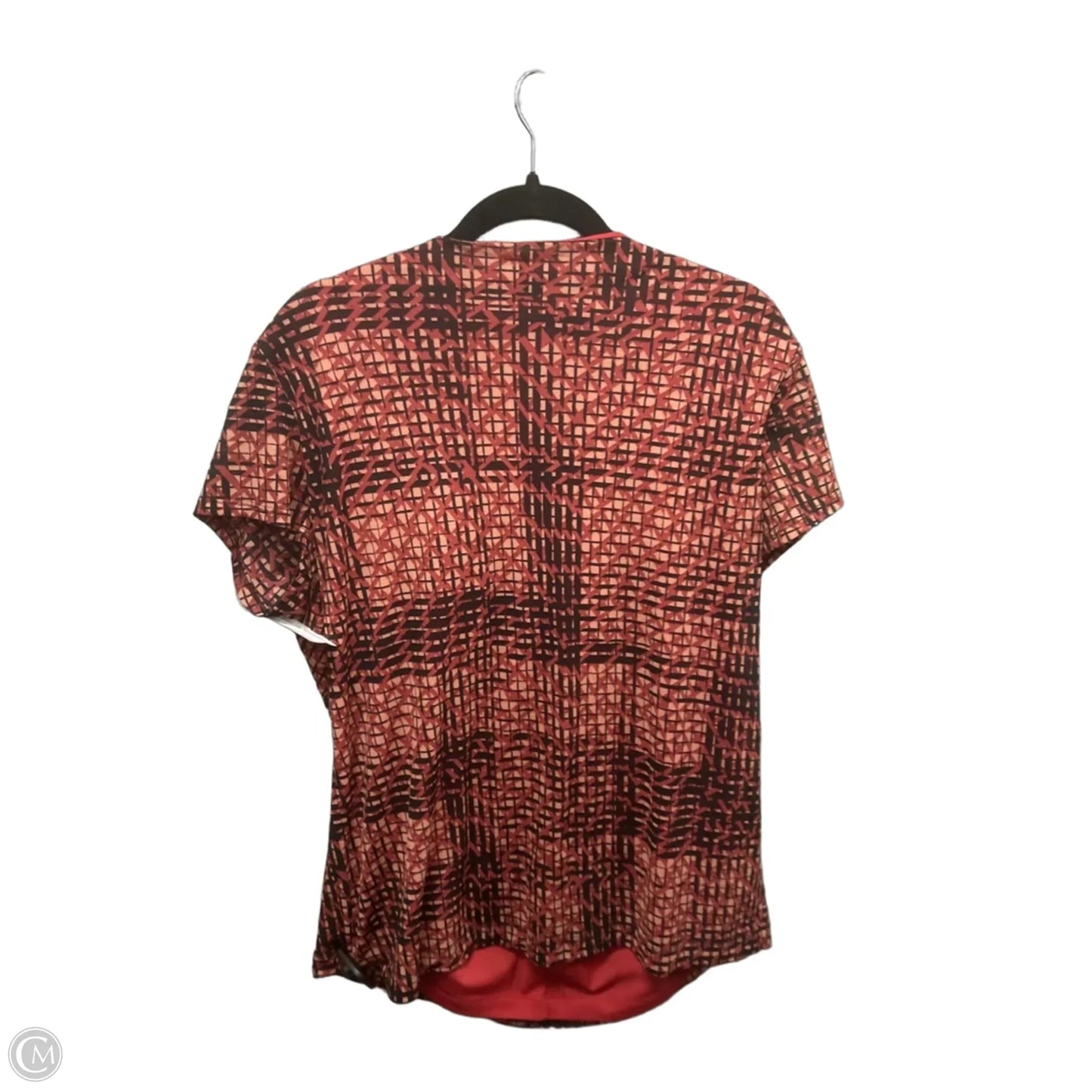 Blouse Short Sleeve By Dana Buchman In Red, Size: Xl