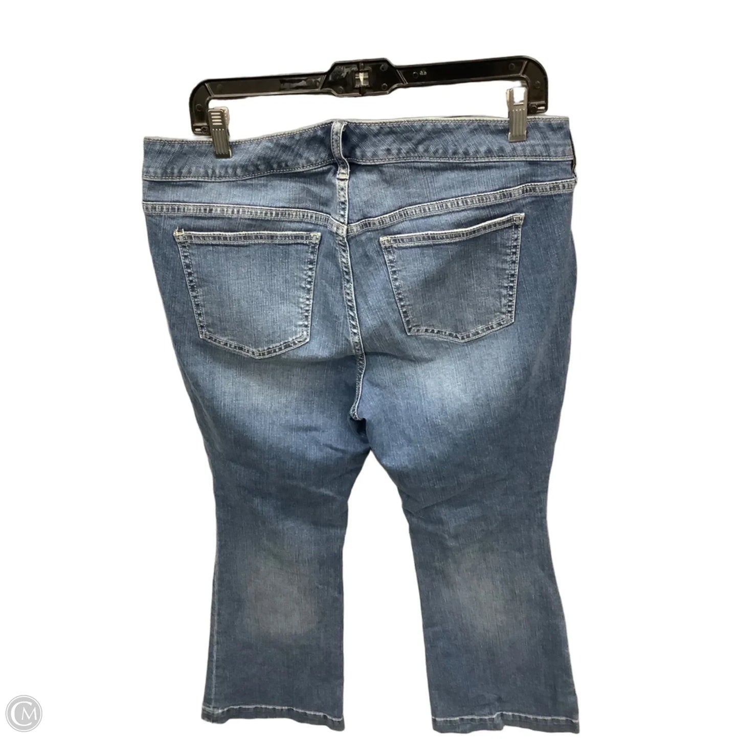 Jeans Flared By Torrid In Blue Denim, Size: 12