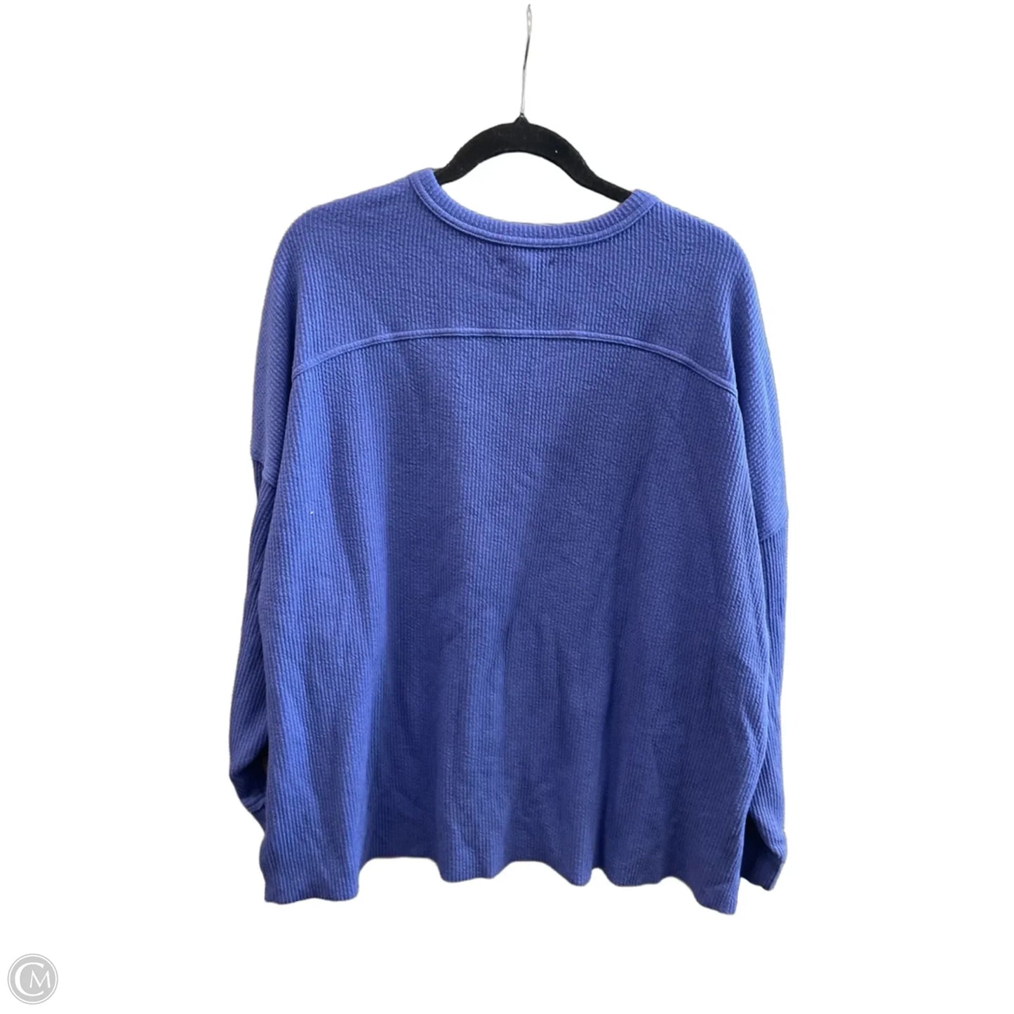 Tunic Long Sleeve By Maurices In Blue, Size: 1x