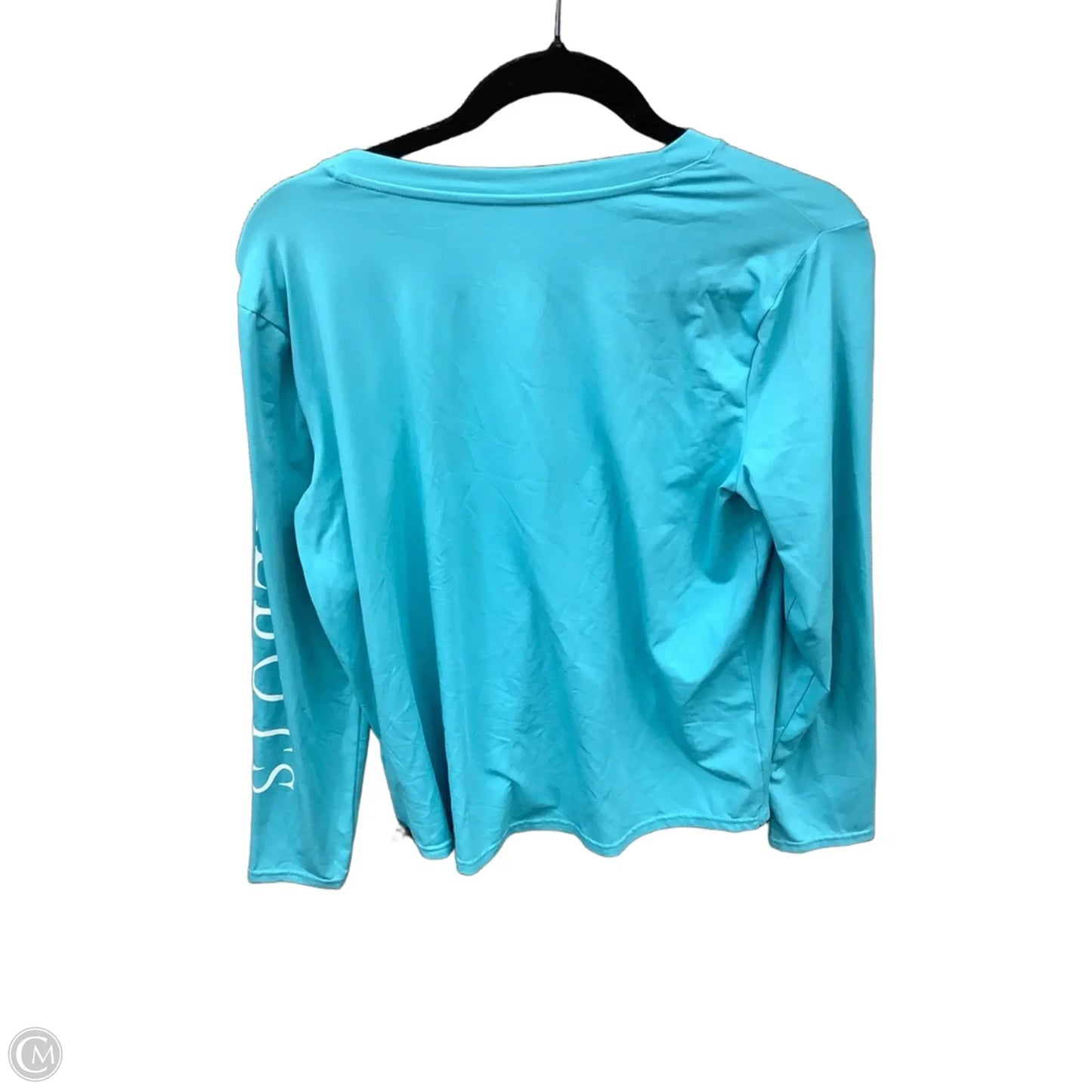 Athletic Top Long Sleeve Crewneck By Talbots In Blue, Size: M