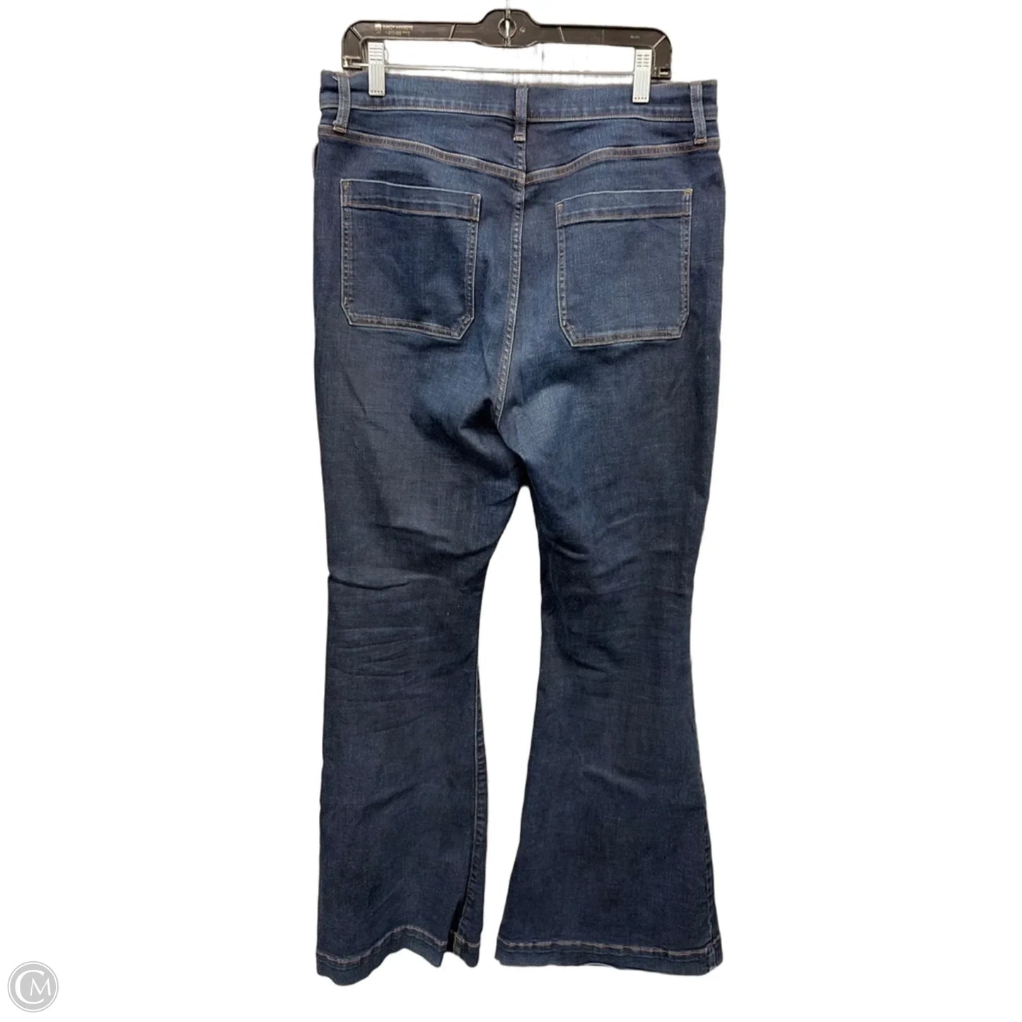 Jeans Flared By Ana In Blue Denim, Size: 14
