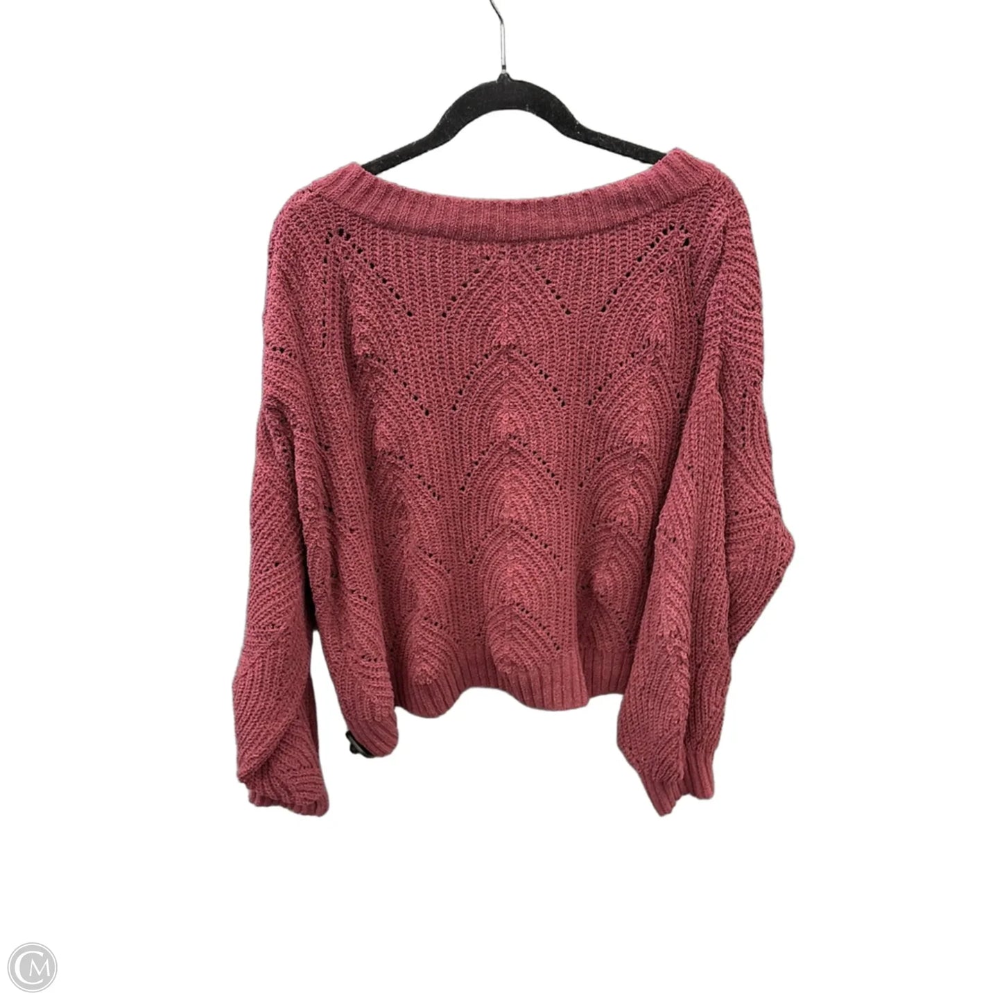 Sweater By American Eagle In Pink, Size: L