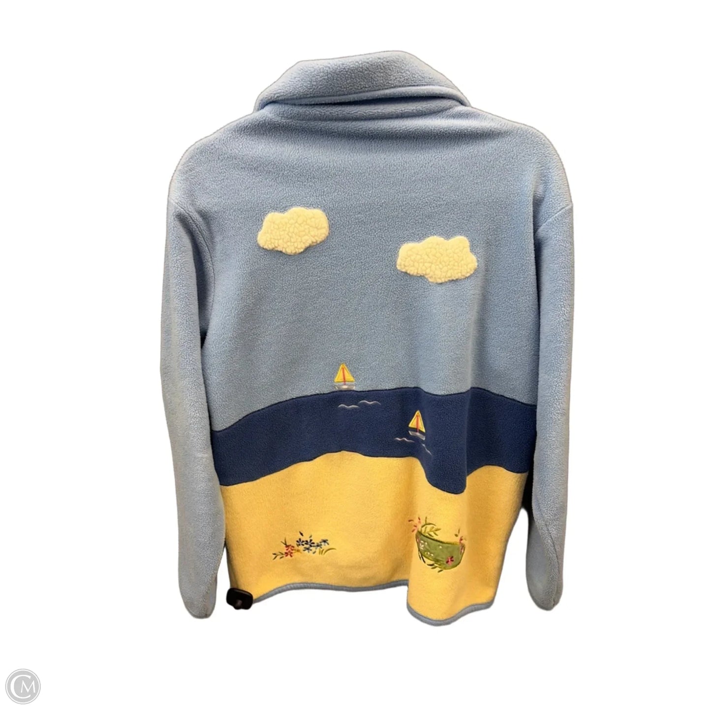 Sweater Cardigan By Northern Reflection In Blue, Size: Sp