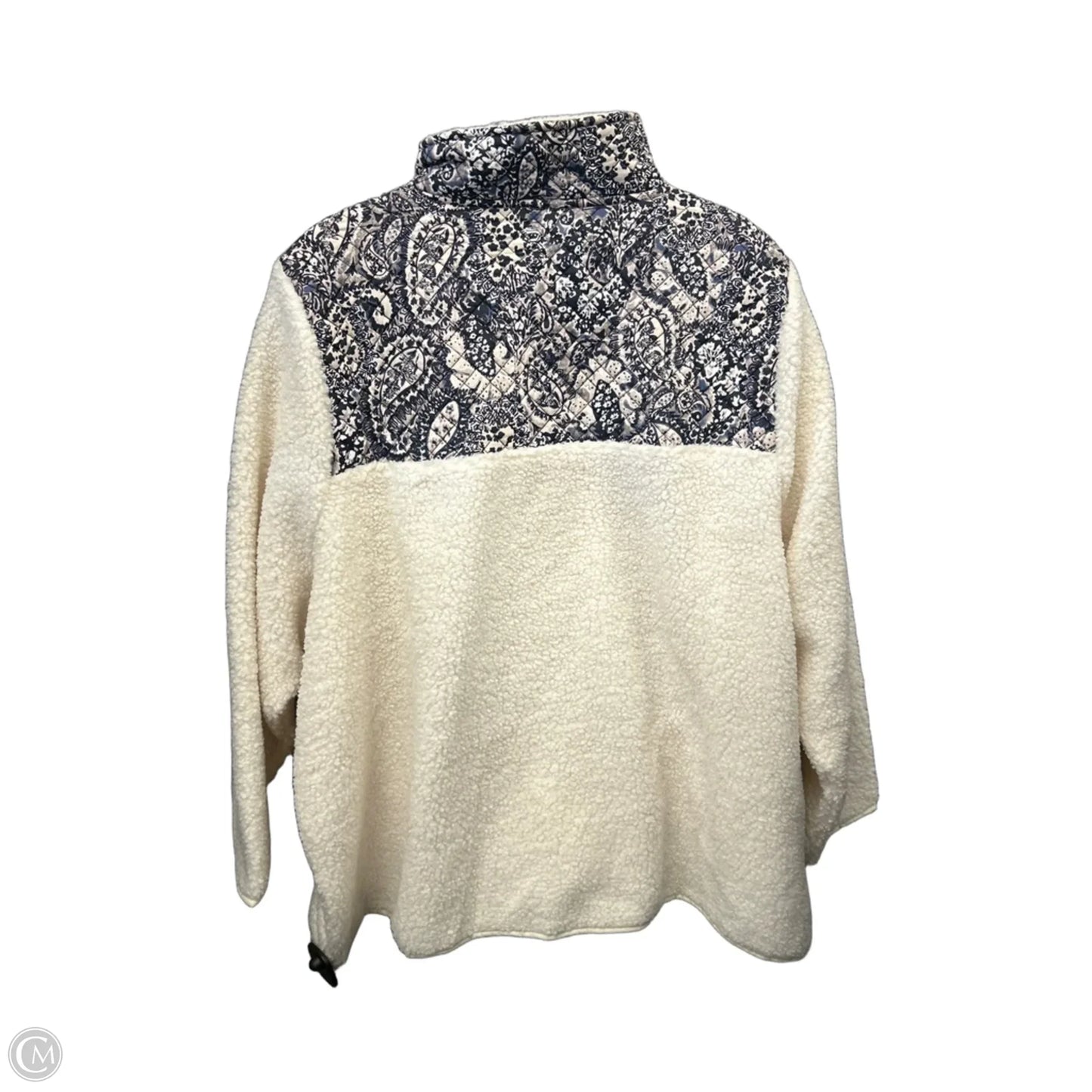 Sweatshirt Collar By Vera Bradley In White, Size: 3x