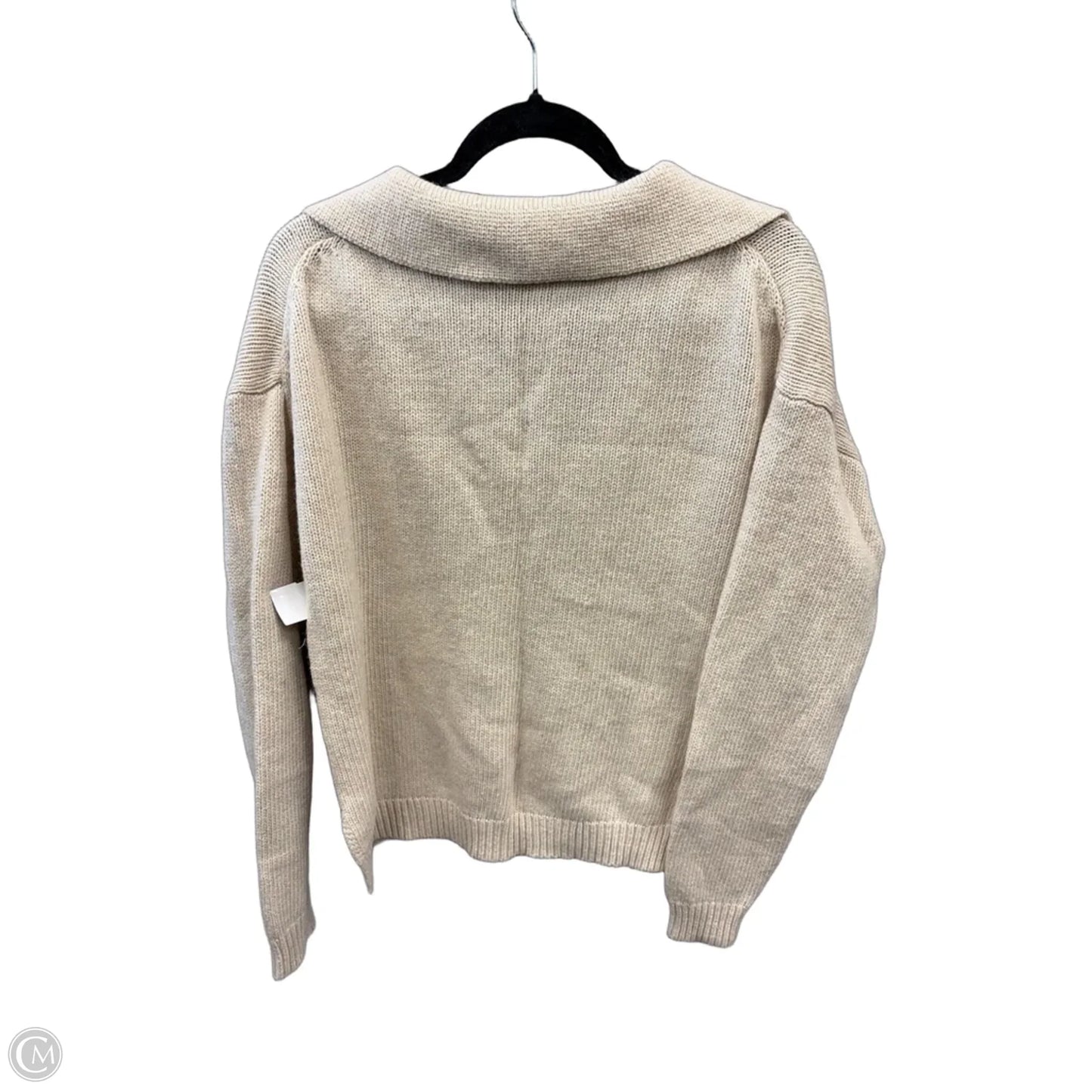 Sweater By Clothes Mentor In Tan, Size: L