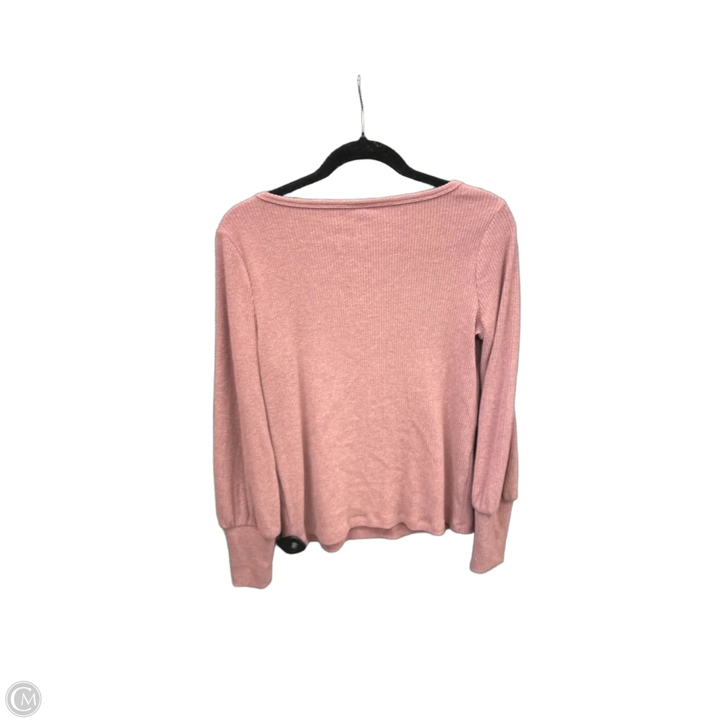 Top Long Sleeve By Ana In Pink, Size: Mp