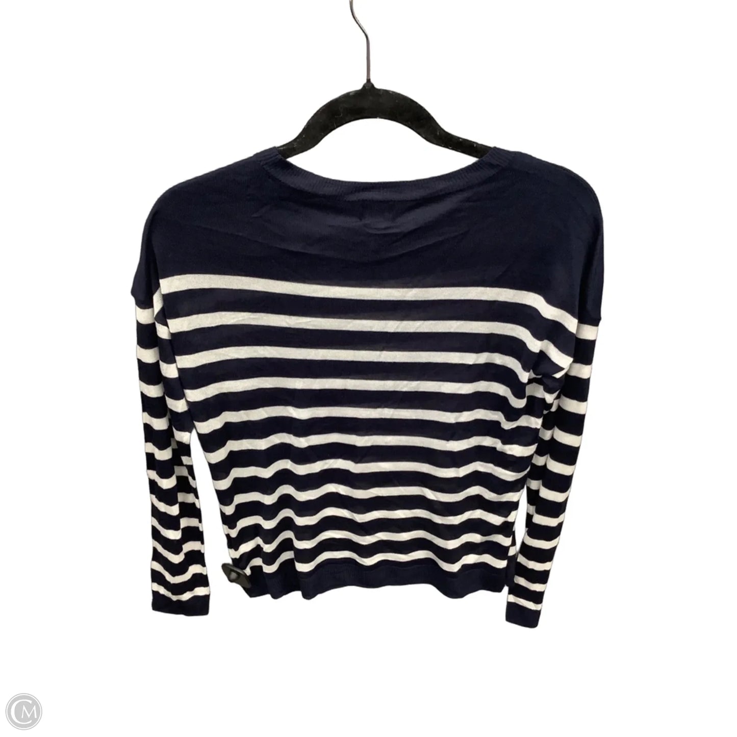 Top Long Sleeve By A New Day In Striped Pattern, Size: Xs