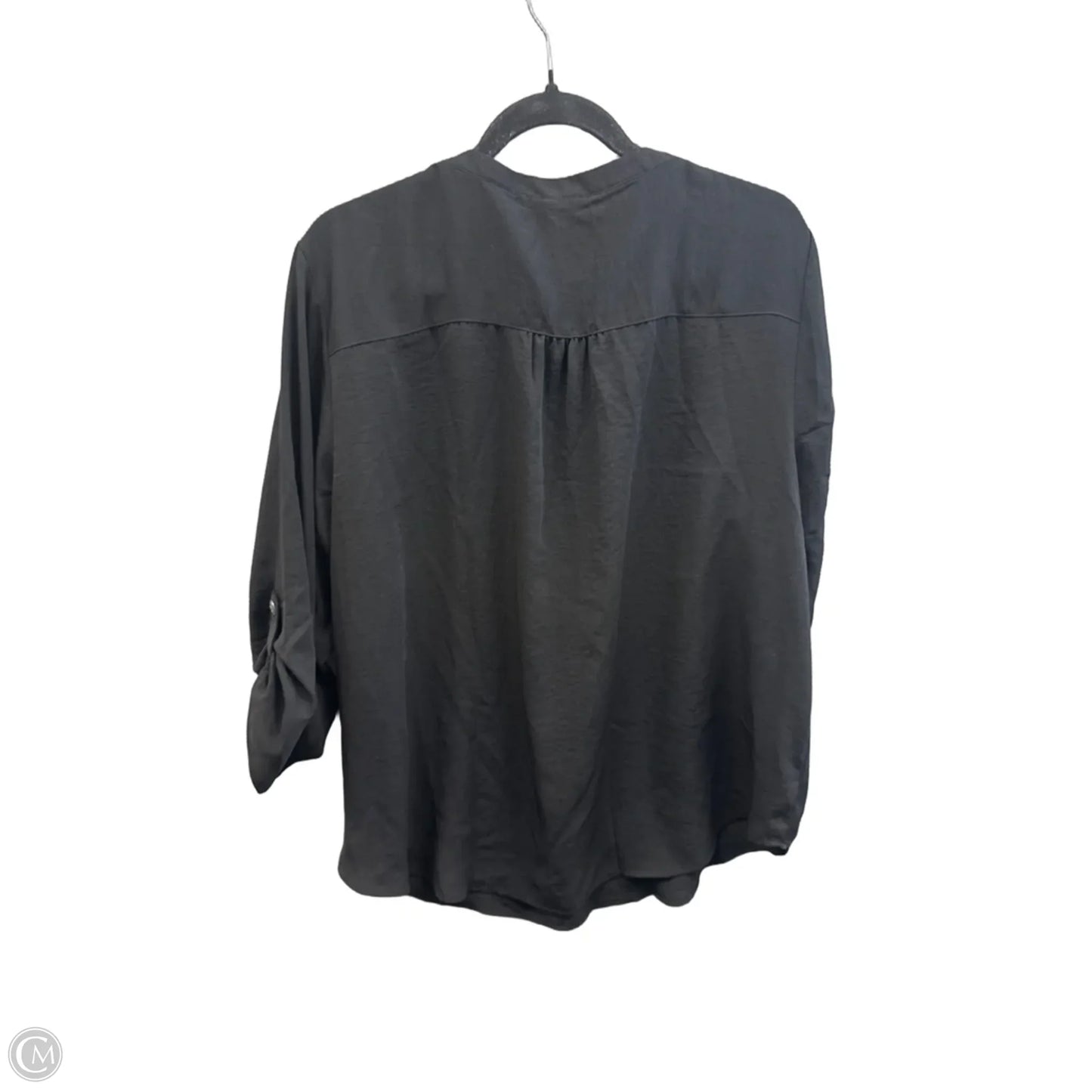 Tunic 3/4 Sleeve By Maurices In Black, Size: Xxl