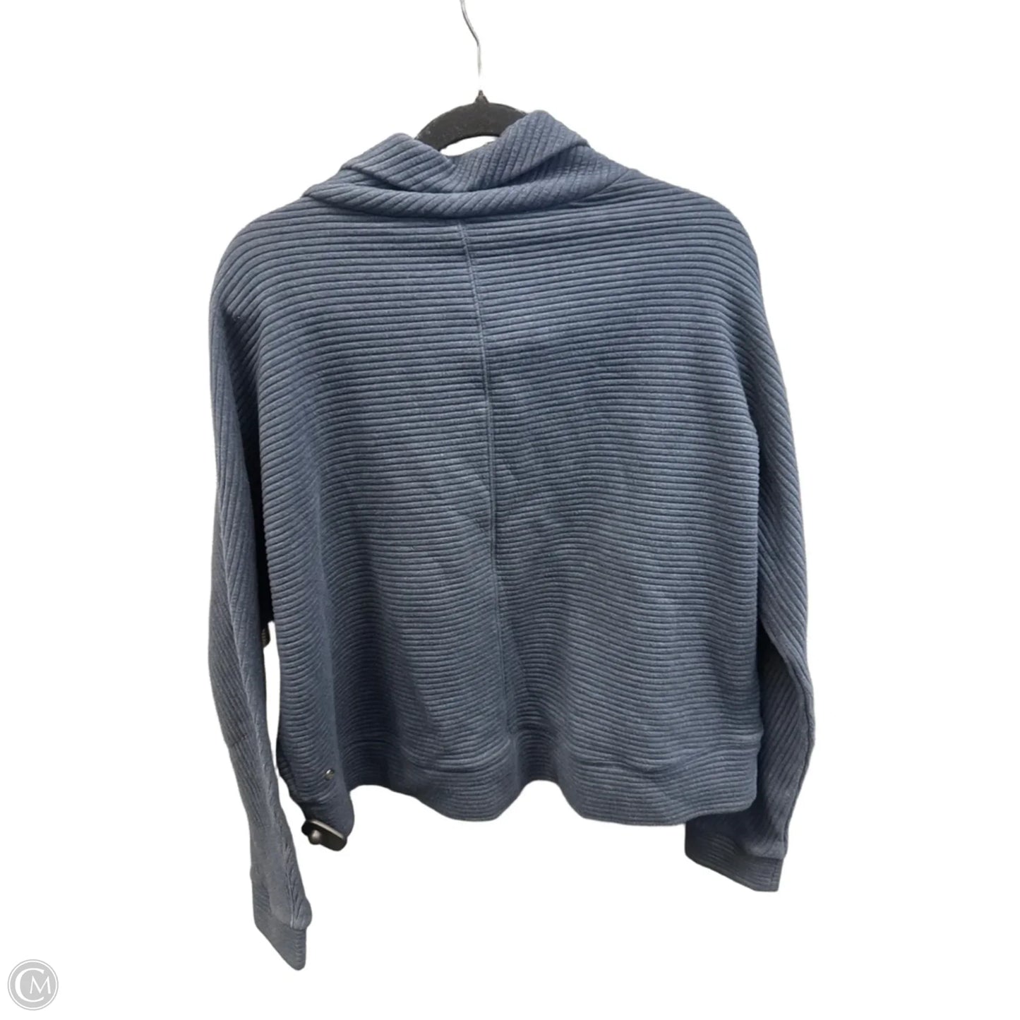 Athletic Top Long Sleeve Crewneck By Zella In Blue, Size: L