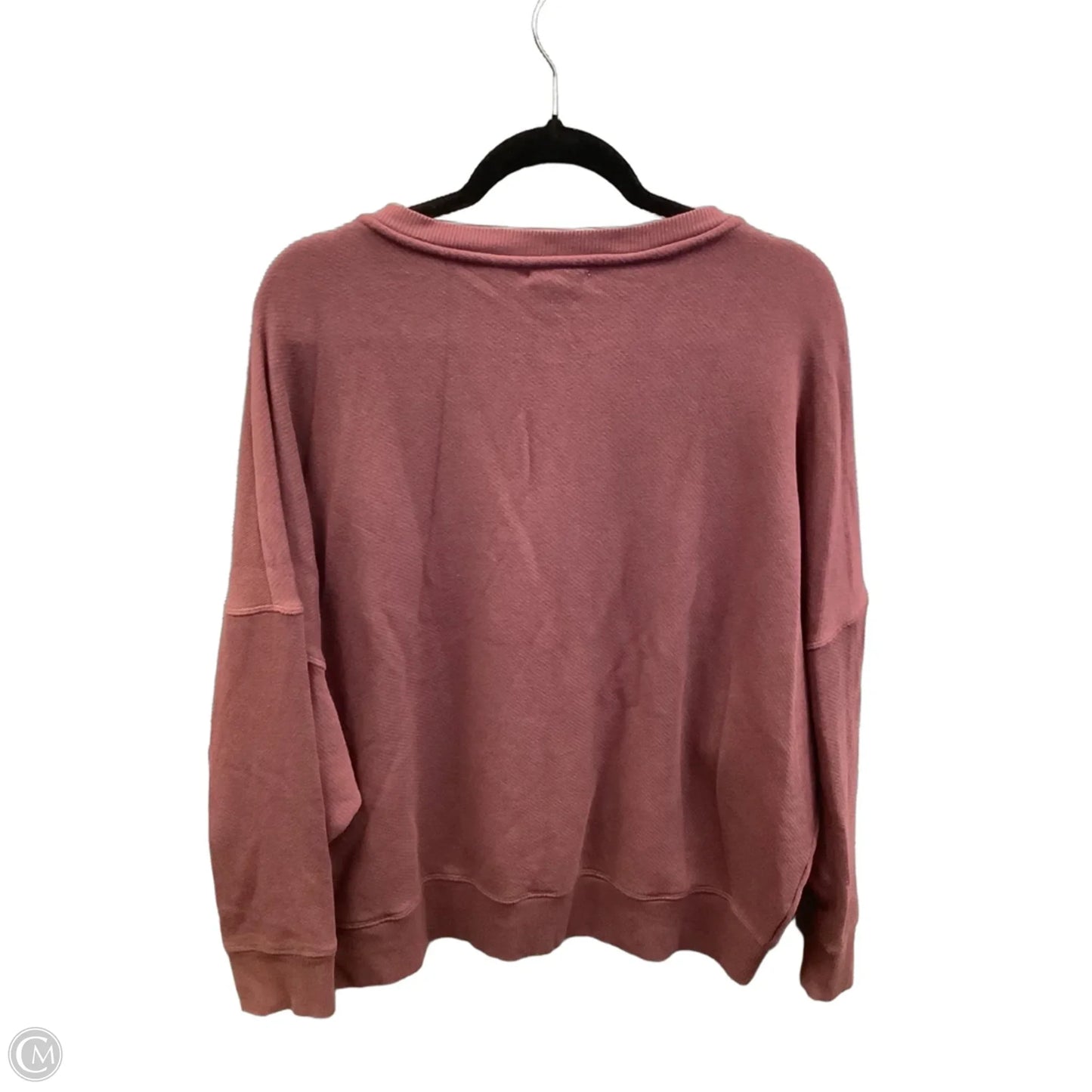 Top Long Sleeve By Maurices In Maroon, Size: Xxl
