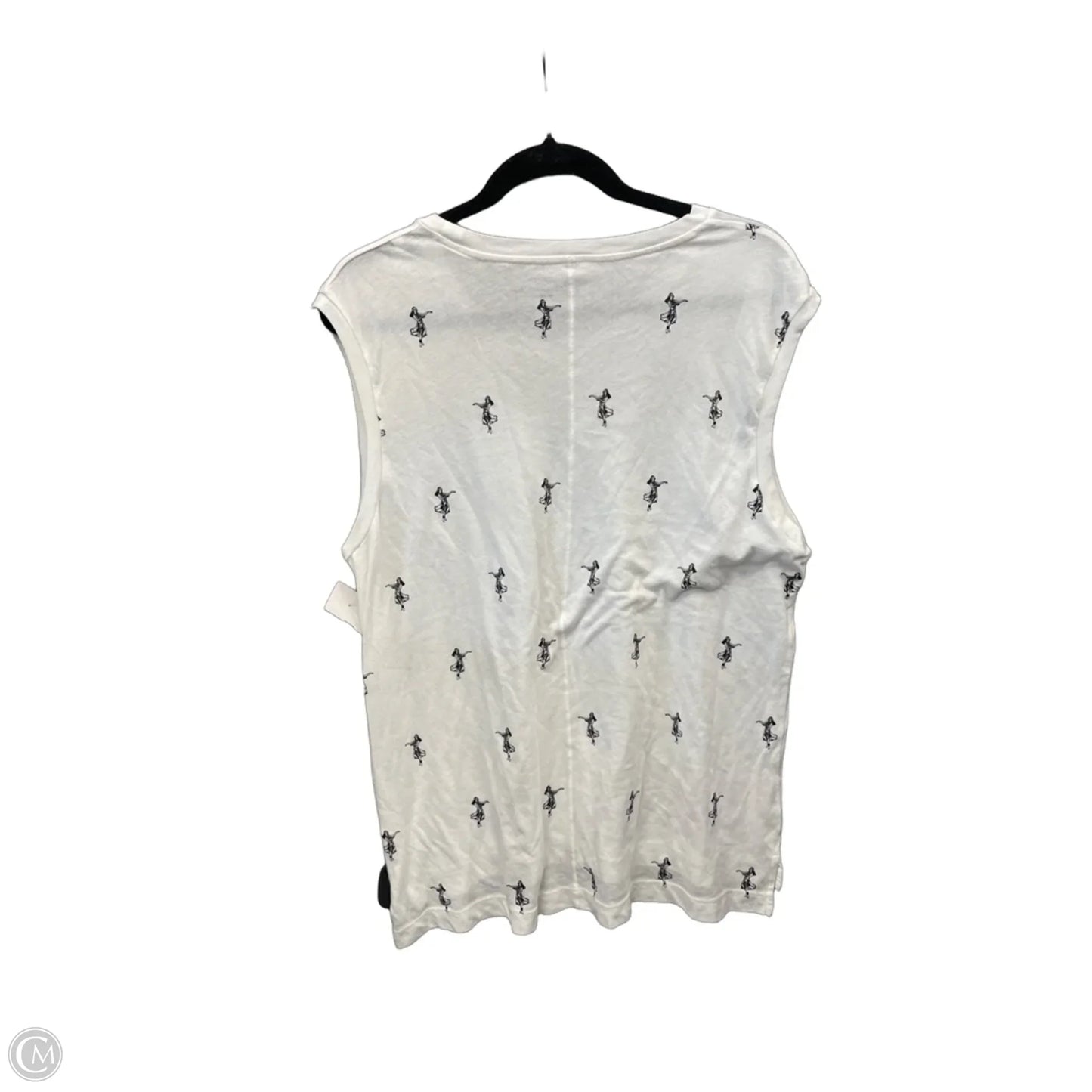Tunic Sleeveless By J. Crew In White, Size: Xl
