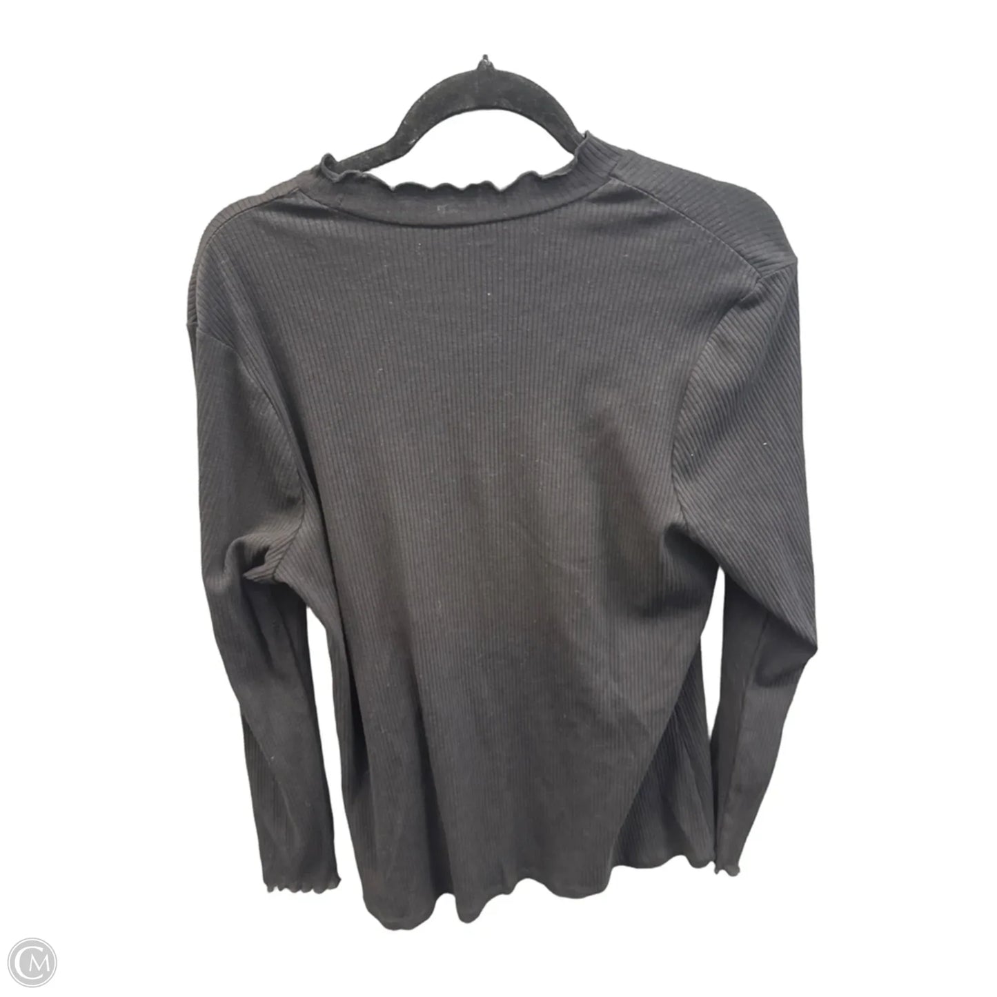 Top Long Sleeve By Grace + Karma In Black, Size: 1x