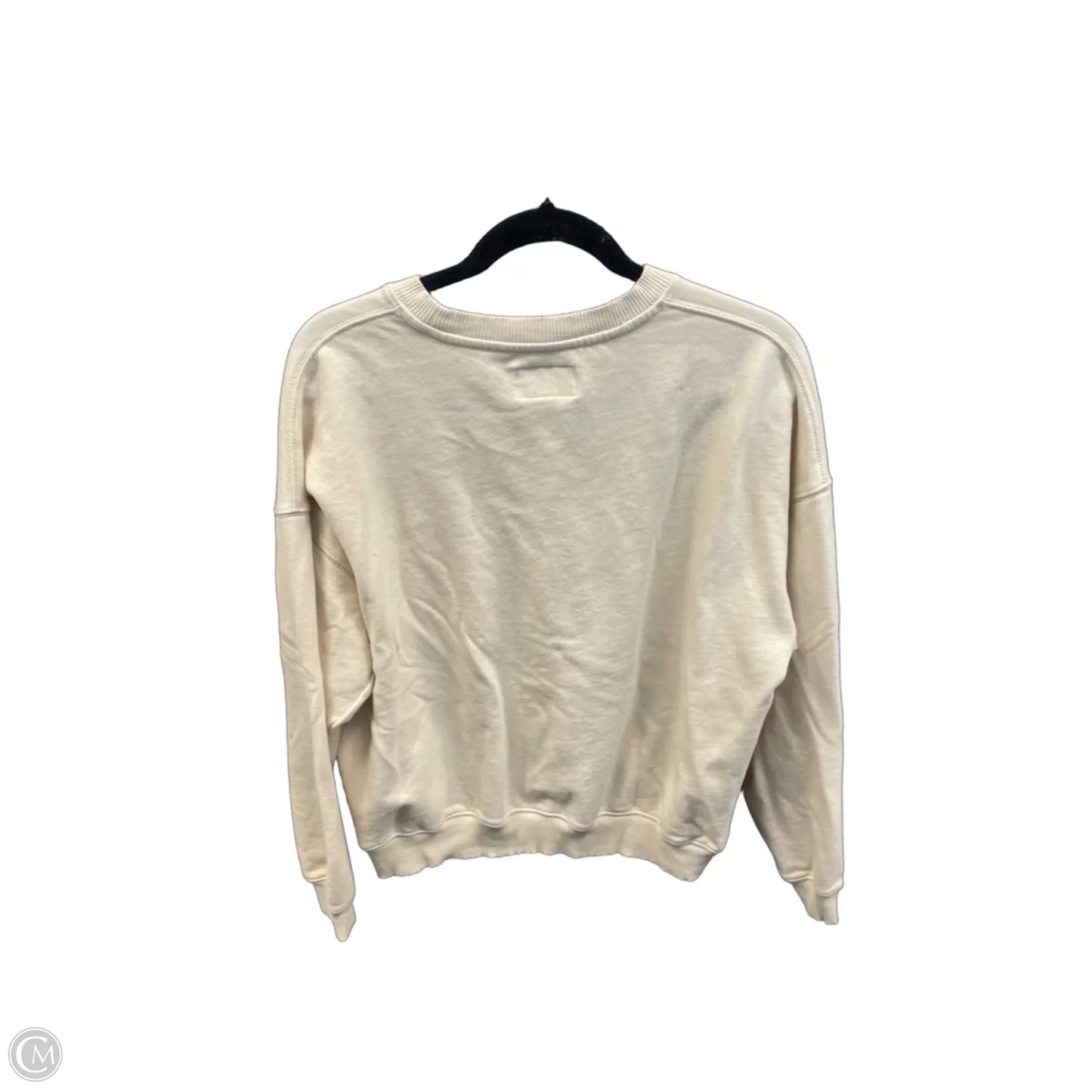 Sweatshirt Crewneck By American Eagle In Cream, Size: M