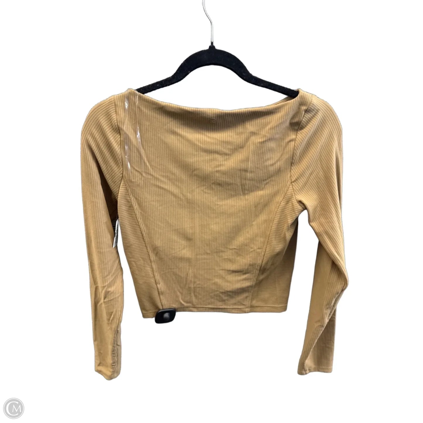 Athletic Top Long Sleeve Crewneck By Calia In Brown, Size: S
