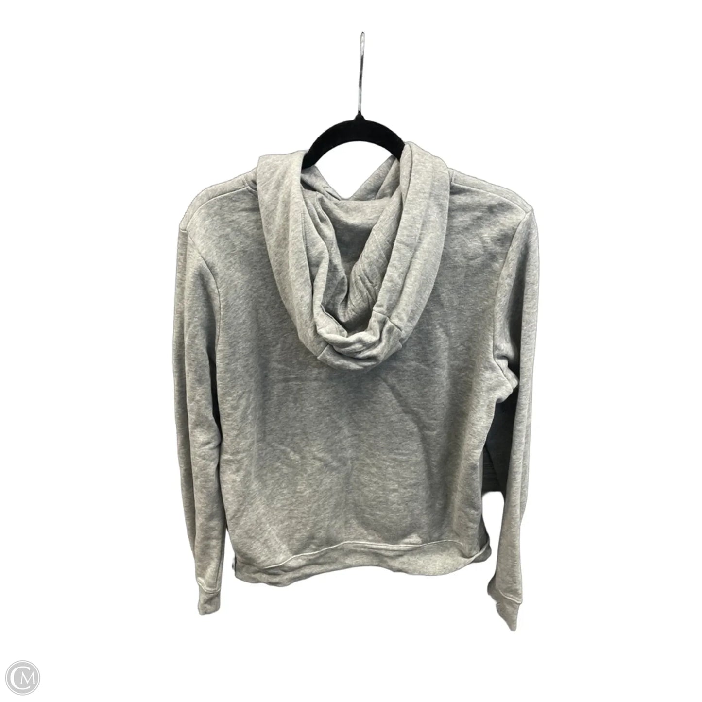 Sweatshirt Hoodie By Nike Apparel In Grey, Size: M