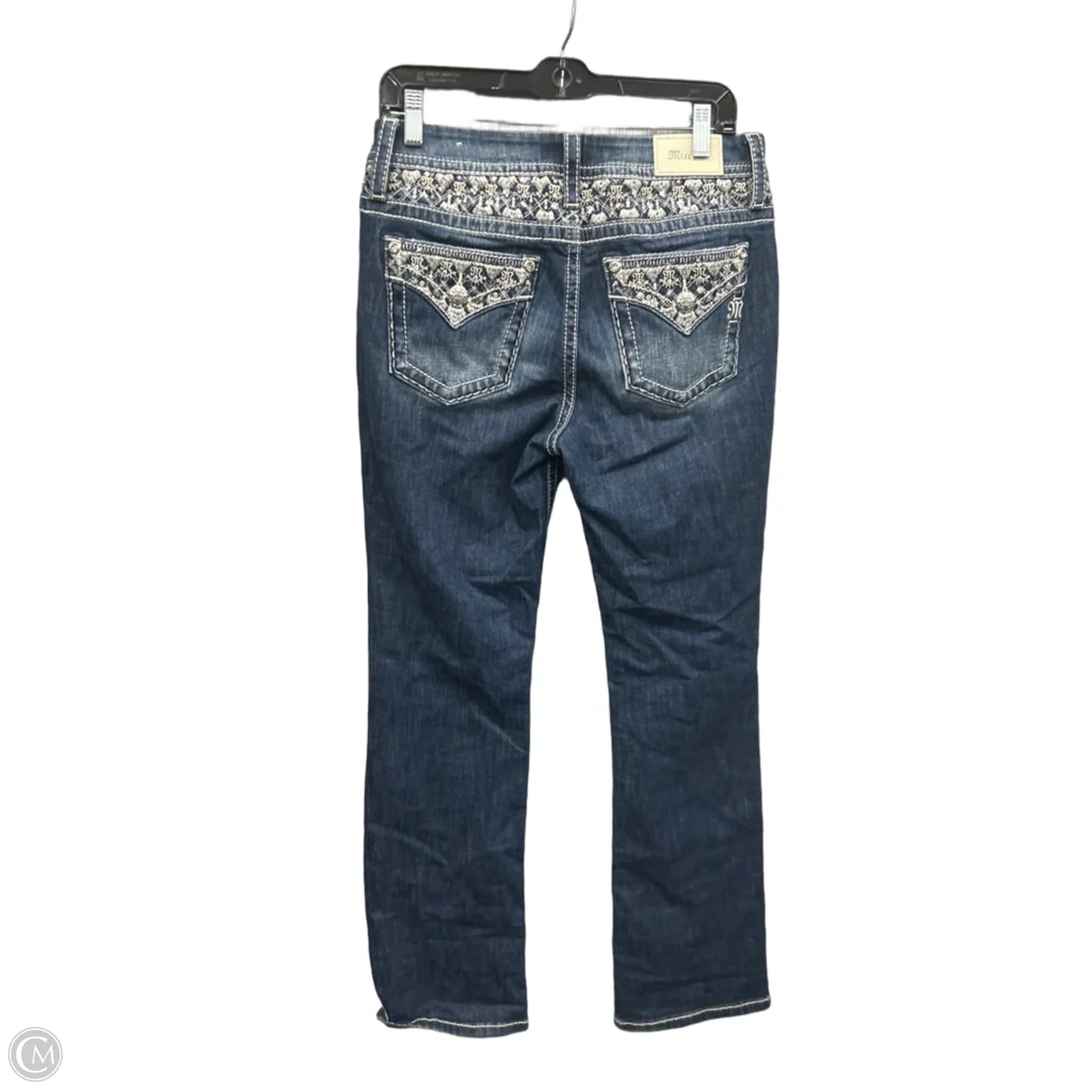 Jeans Boot Cut By Miss Me In Blue Denim, Size: 8