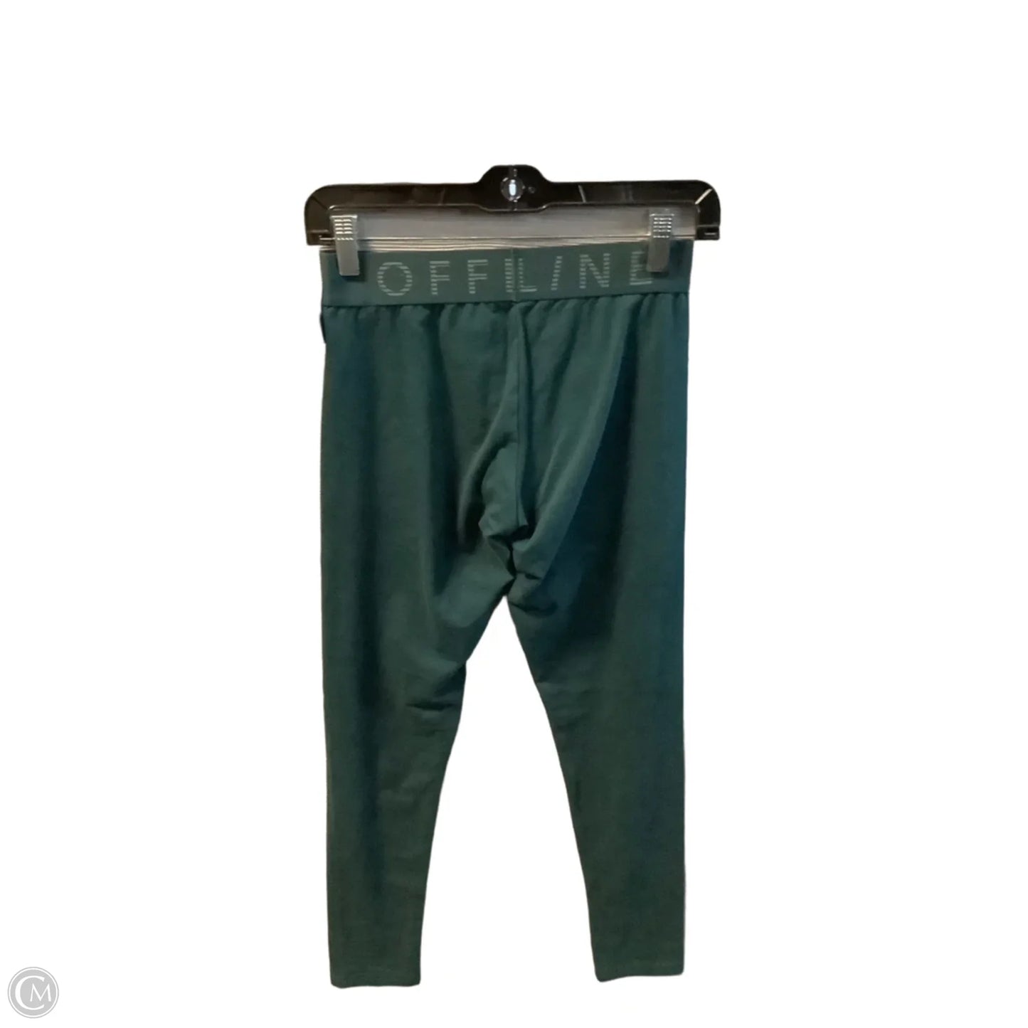 Athletic Leggings By Offline In Green, Size: M