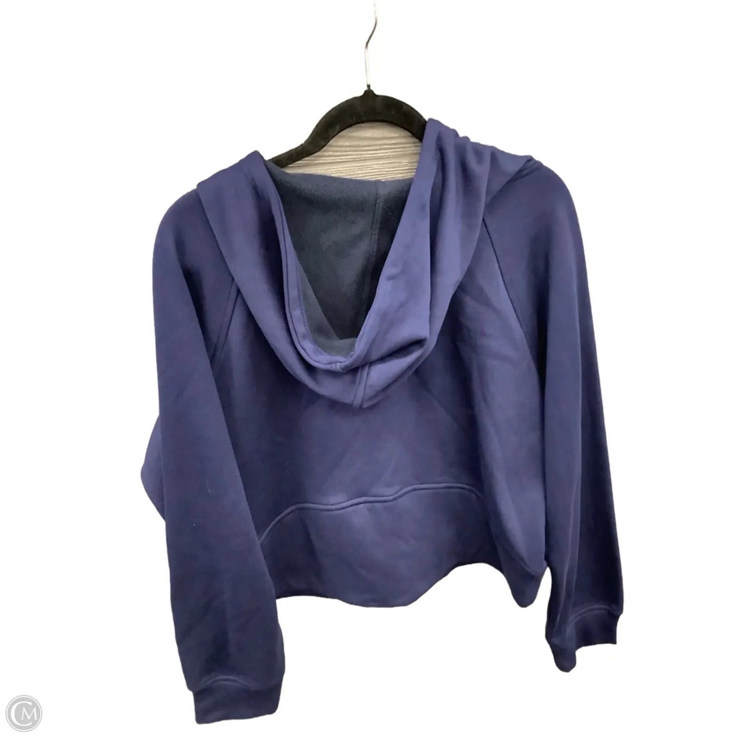 Sweatshirt Hoodie By Clothes Mentor In Blue, Size: L