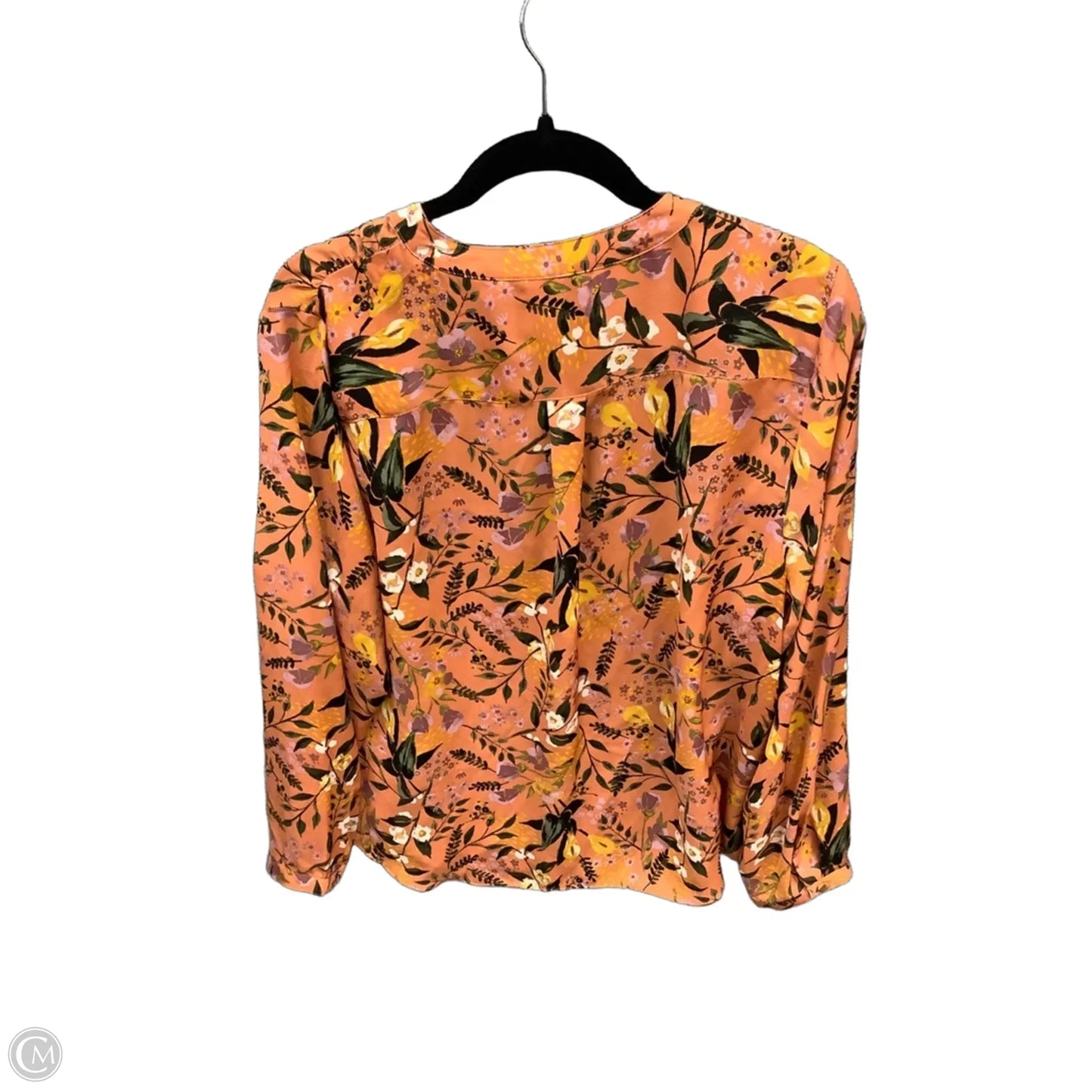 Top Long Sleeve By Ava & Viv In Orange, Size: Xl