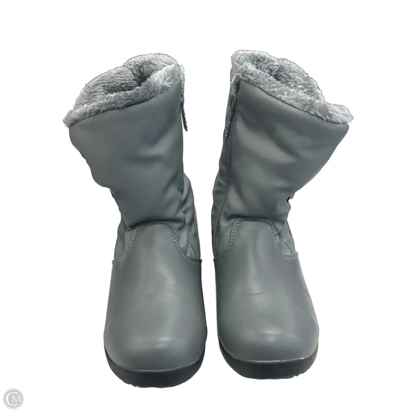 Boots Snow By Totes In Grey, Size: 6