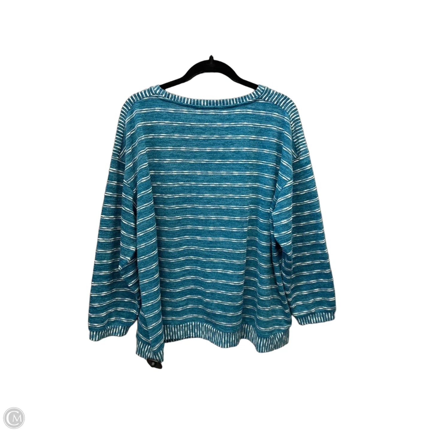 Sweater By Cj Banks In Blue, Size: 3x