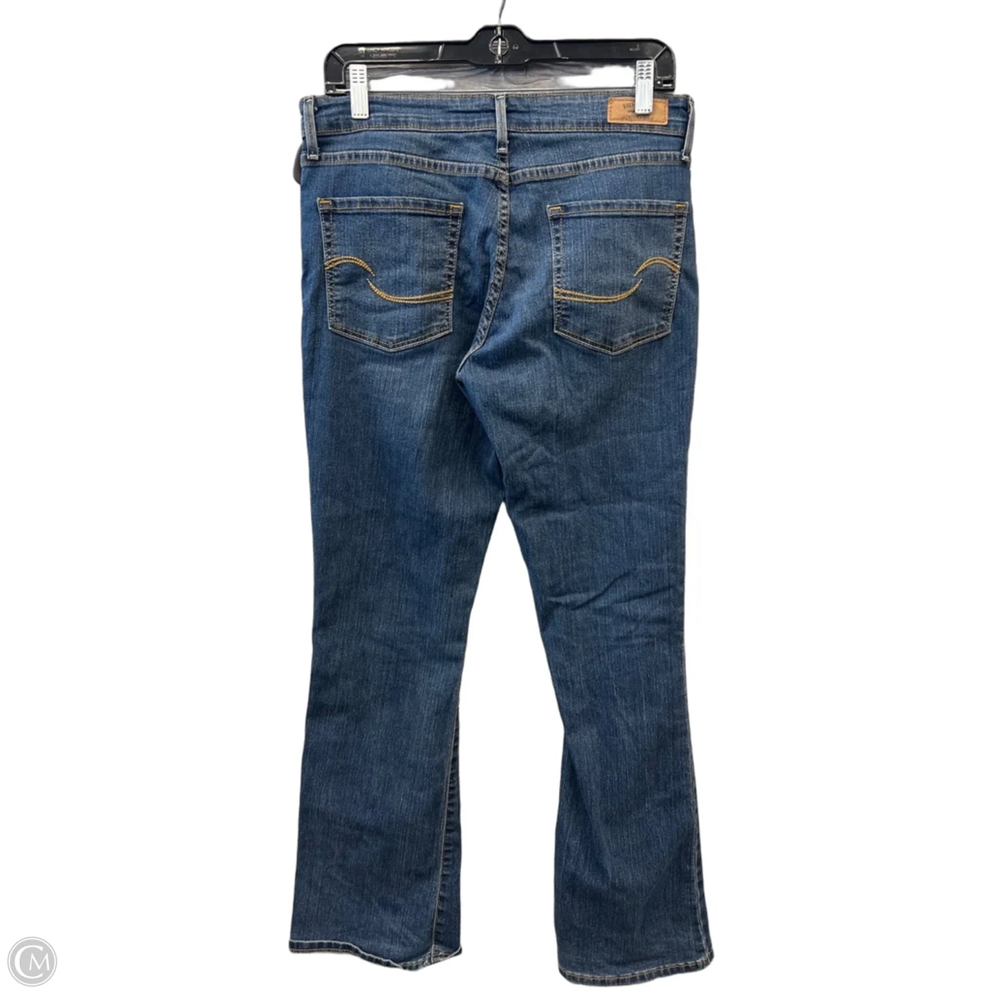 Jeans Boot Cut By Levis Signature In Blue Denim, Size: 8