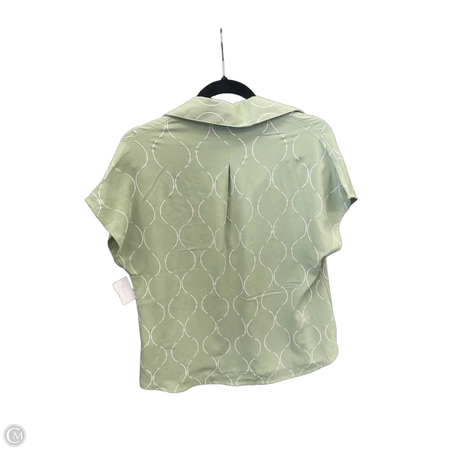 Top Short Sleeve By Clothes Mentor In Green, Size: M