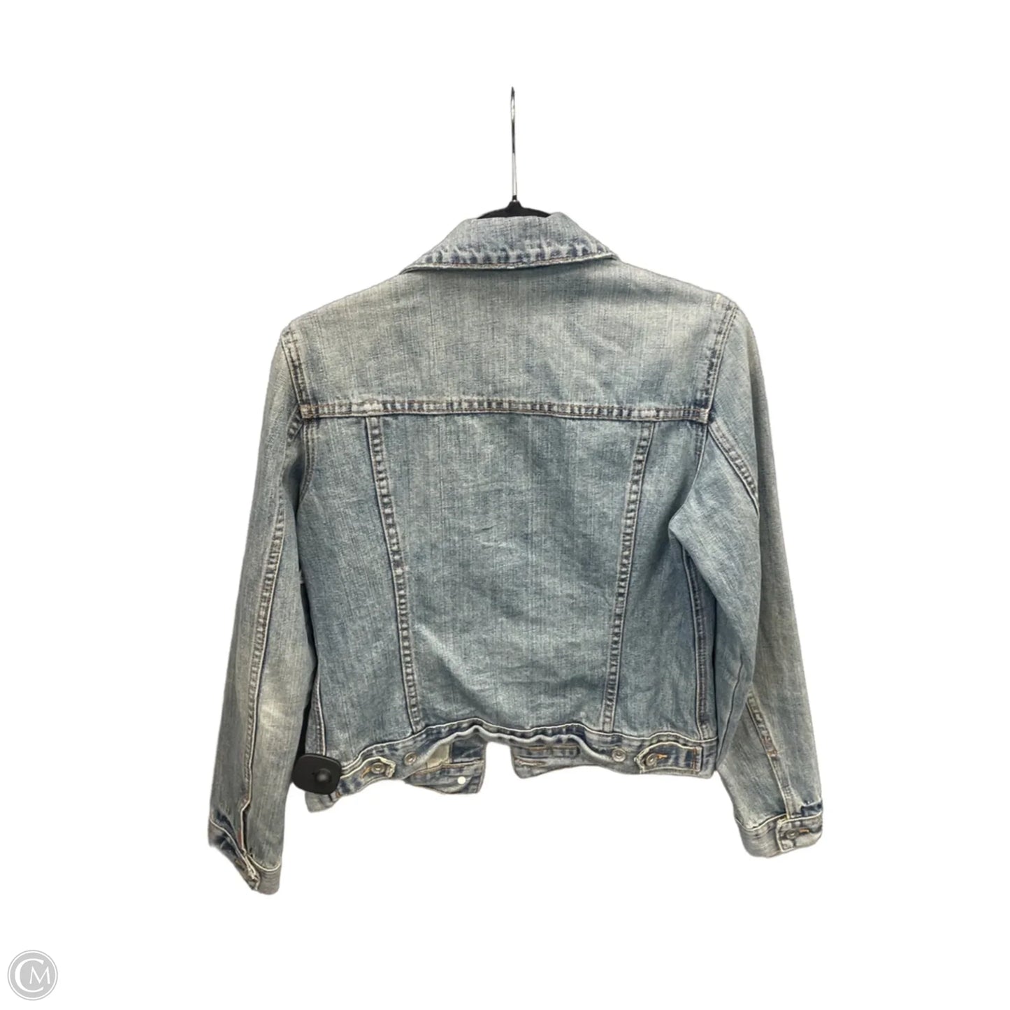 Jacket Denim By Gap In Blue Denim, Size: M