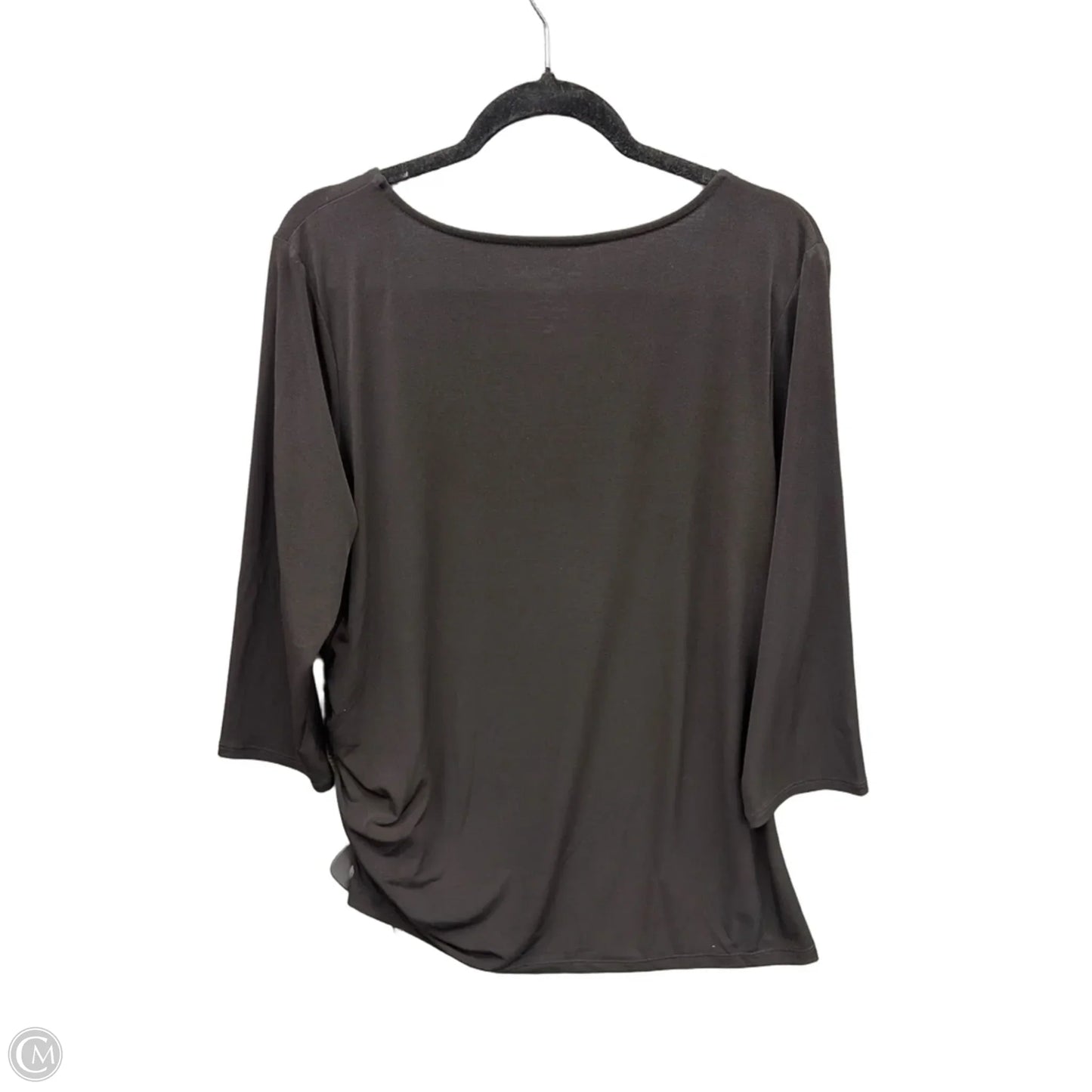 Tunic Long Sleeve By Chicos In Black, Size: L