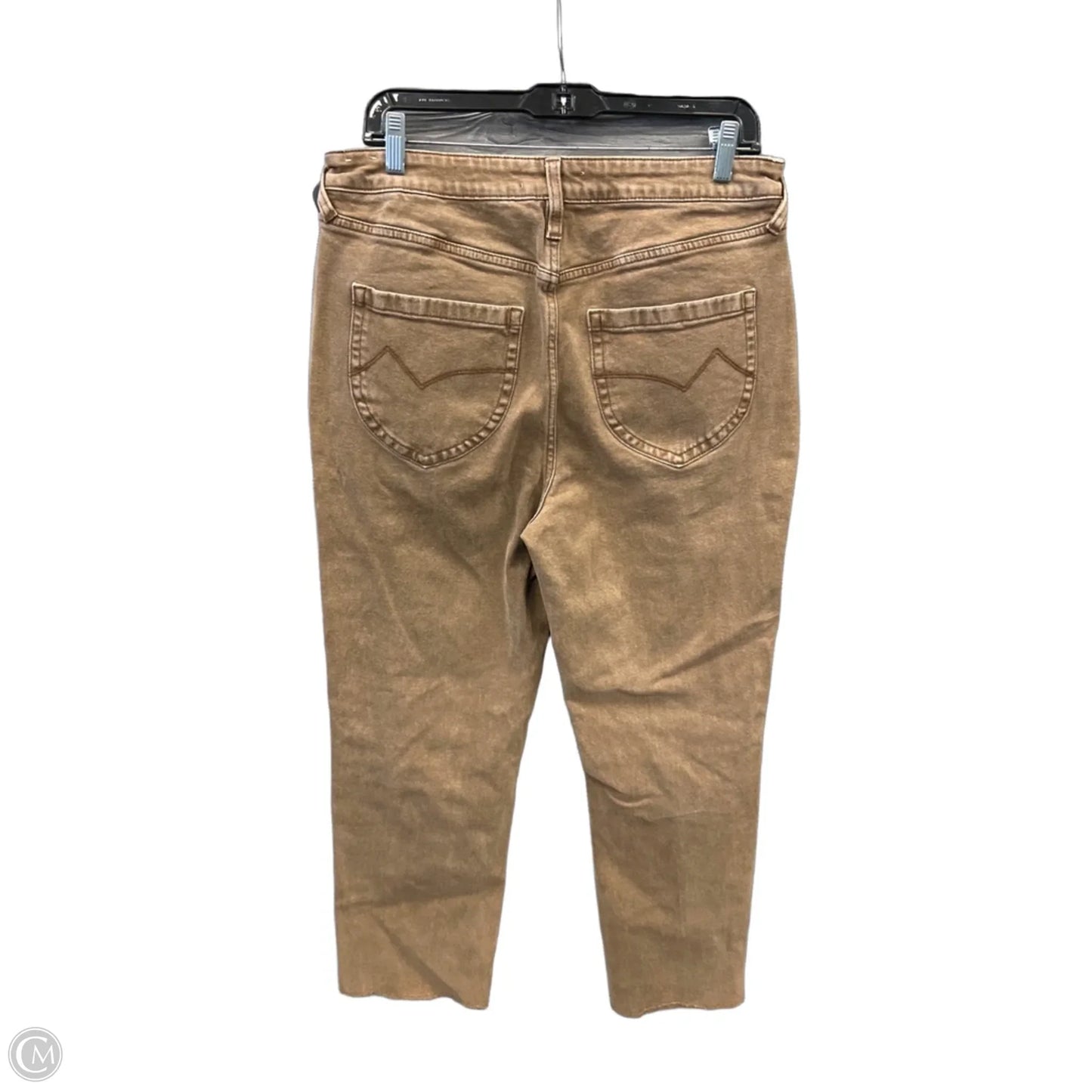 Jeans Straight By Clothes Mentor In Brown Denim, Size: 12